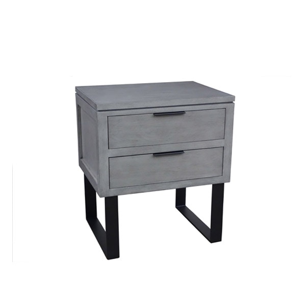 Fremarc Designs 102027 Bedroom Iron Nightstand