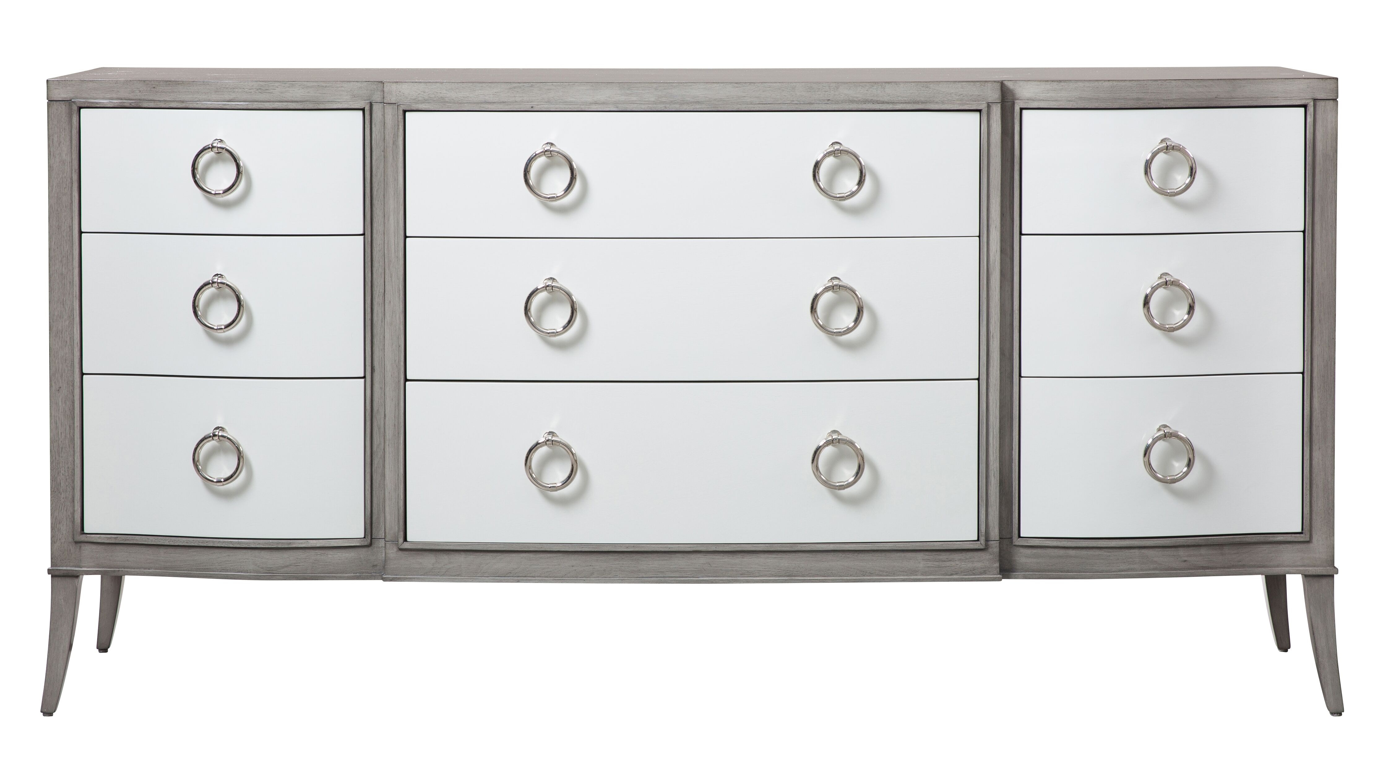 Belle Meade Signature Gabrielle Bedroom Dresser With Gloss White
