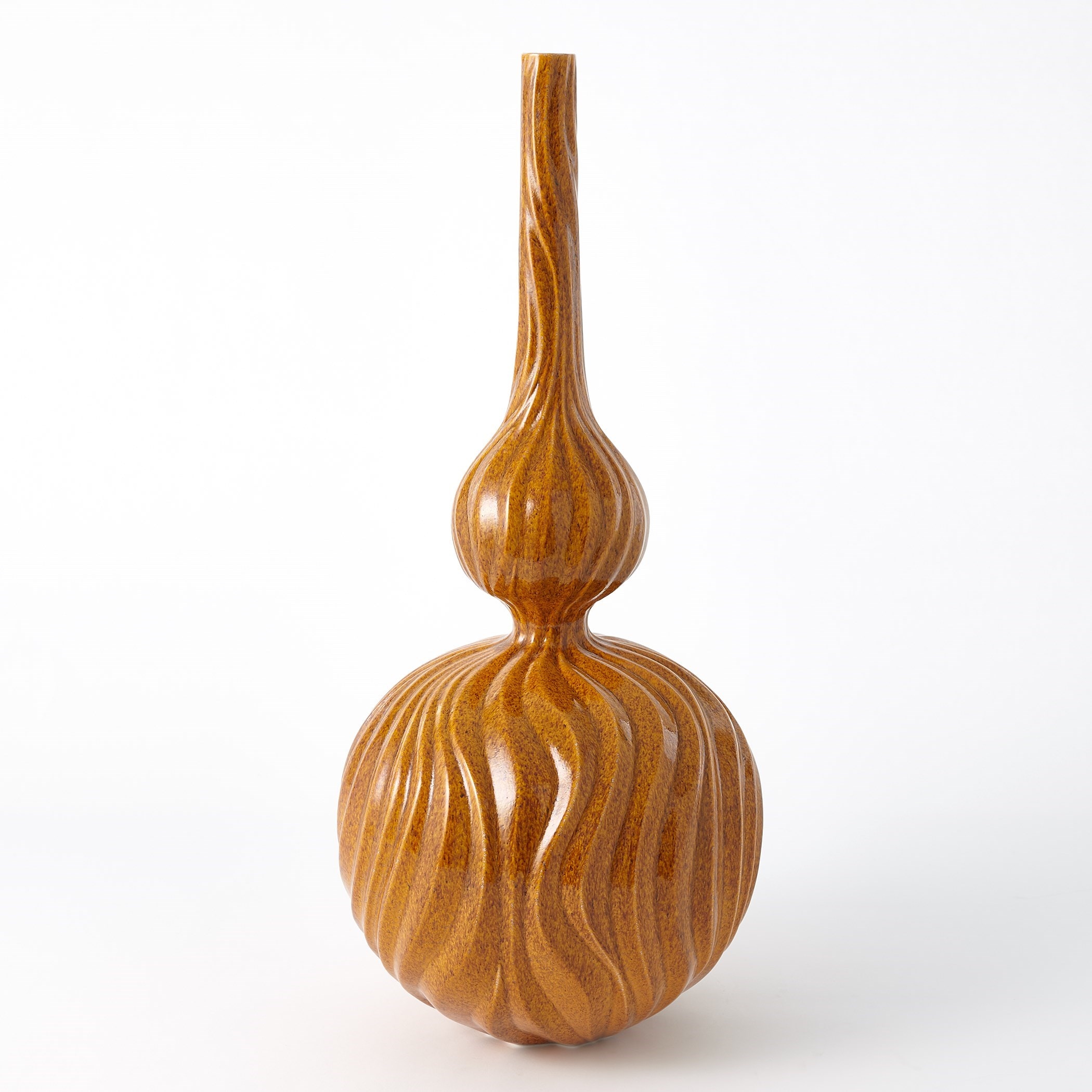 Global Views Magura Vase-Mandarin-Lg 1849
