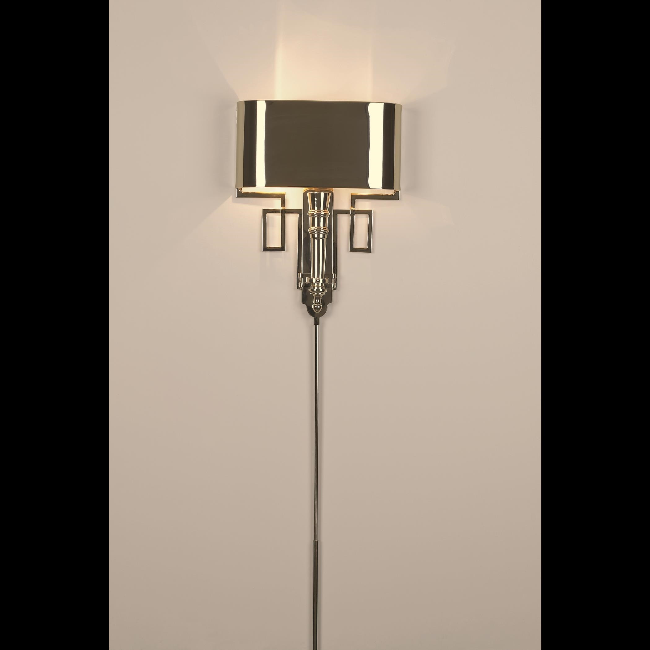 Global Views Torch Sconce-Nickel-HW 9.90650-HW