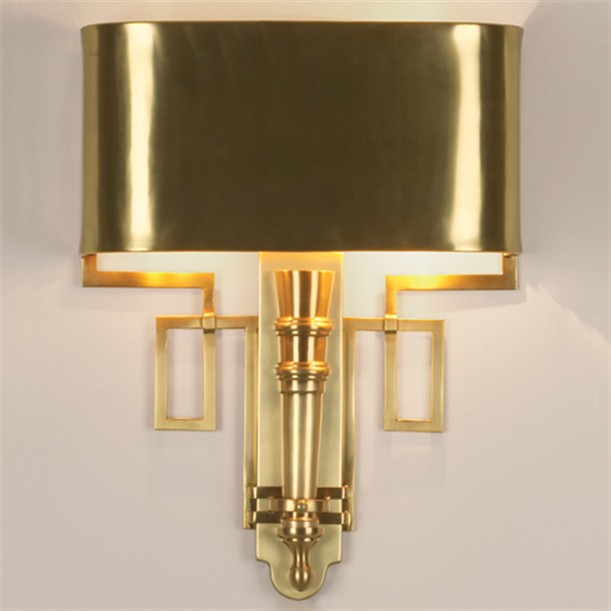 Global Views Torch Sconce-Antique Brass-HW 9.90651-HW