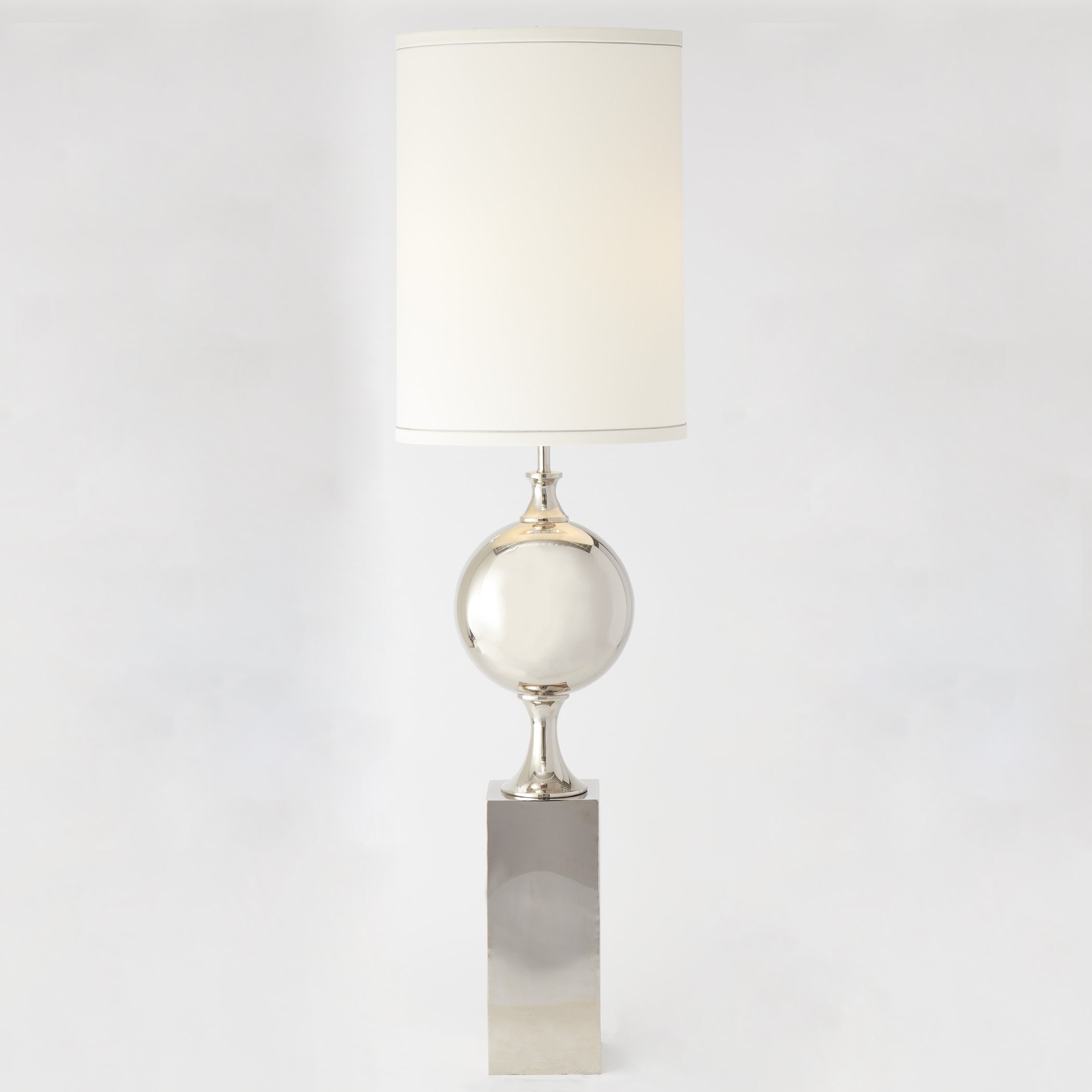 Global Views Big Pill Lamp-Nickel 9.91101