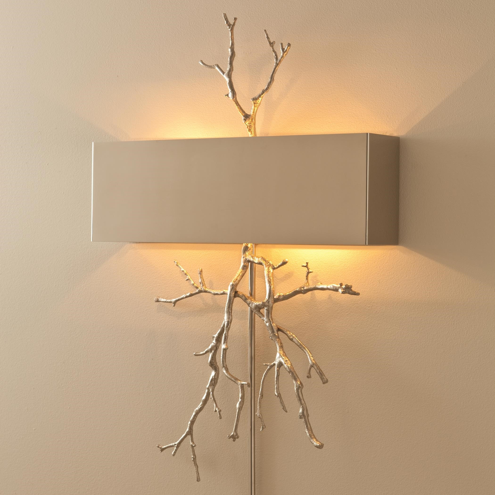 Global Views Twig Wall Sconce-Nickel 9.91798