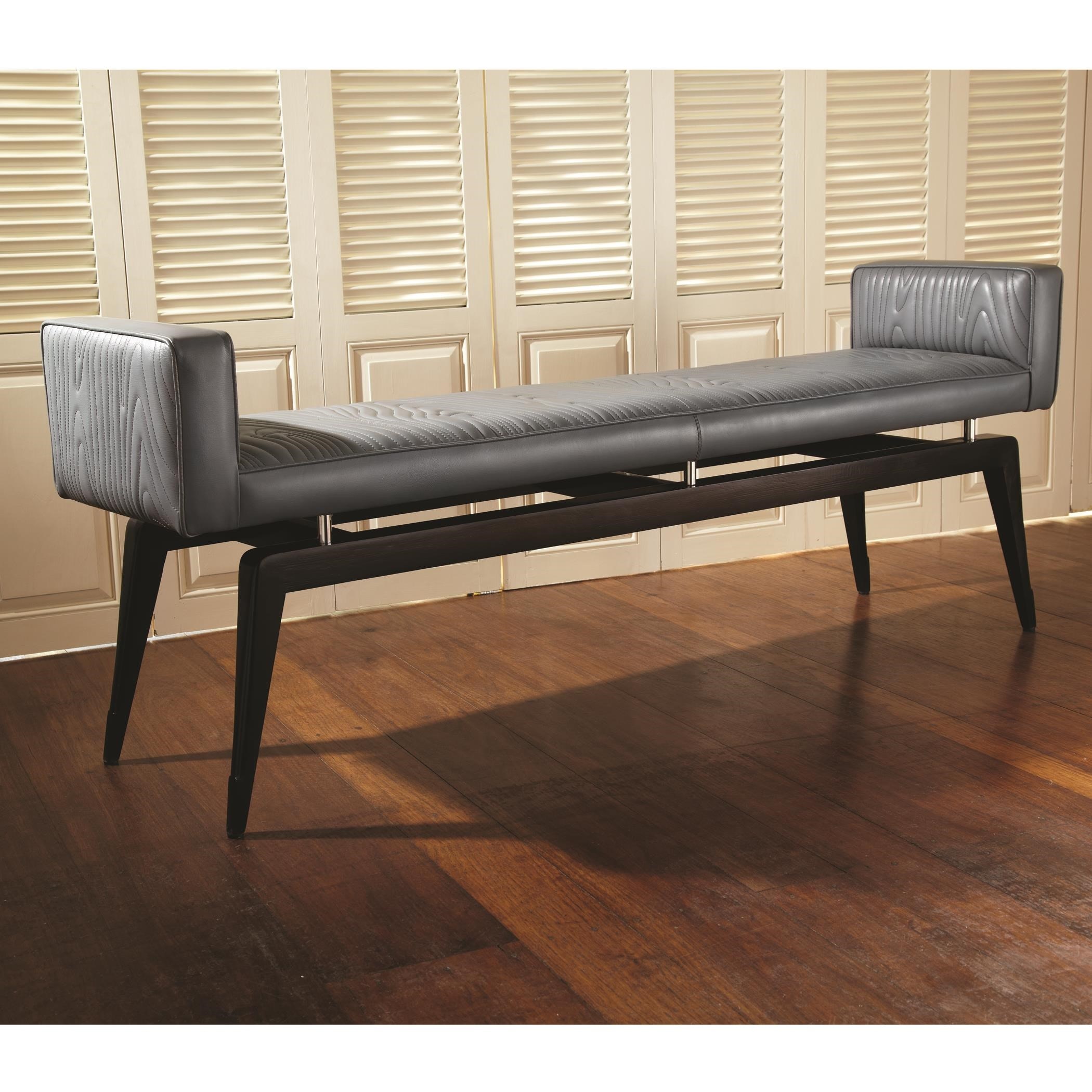 Global Views Faux Bois City Bench-Grey 9.91847
