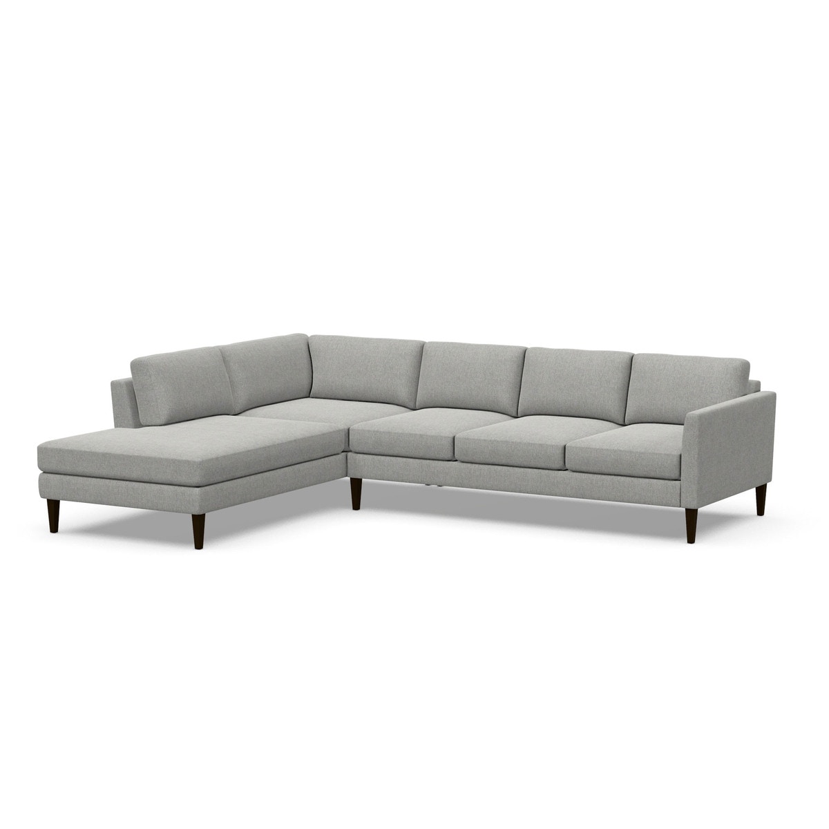 American Leather Furniture Curve Arm Sectional LLC-SECTIONAL