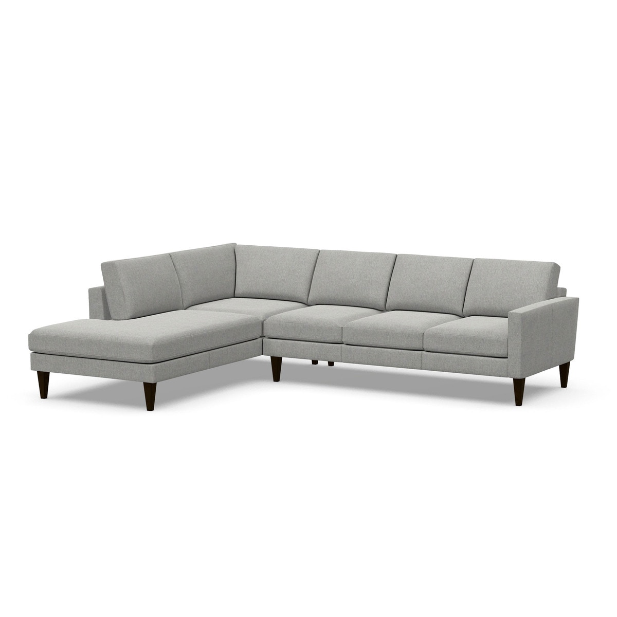 American Leather Furniture Petite Track Arm Sectional LLP-Sectional