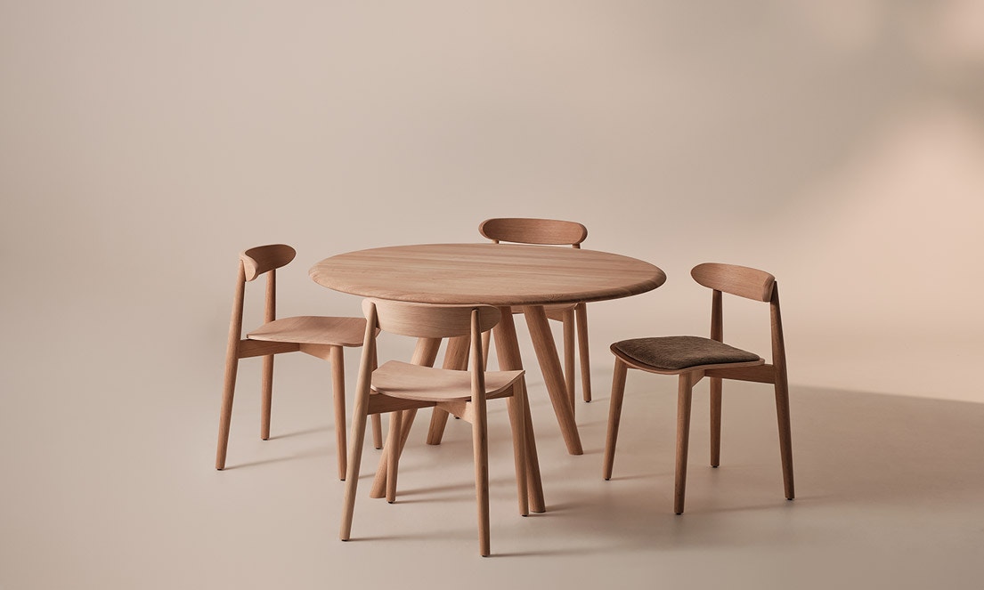 Bermex Dining Table Set OAK #008