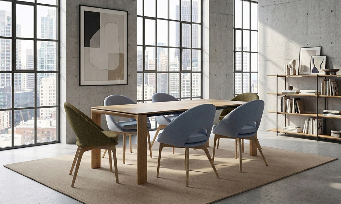 Bermex Dining Table Set RED #004