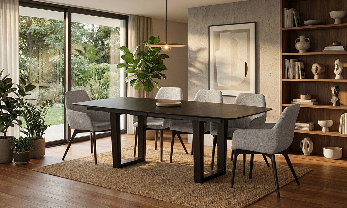Bermex Dining Table Set RED #005