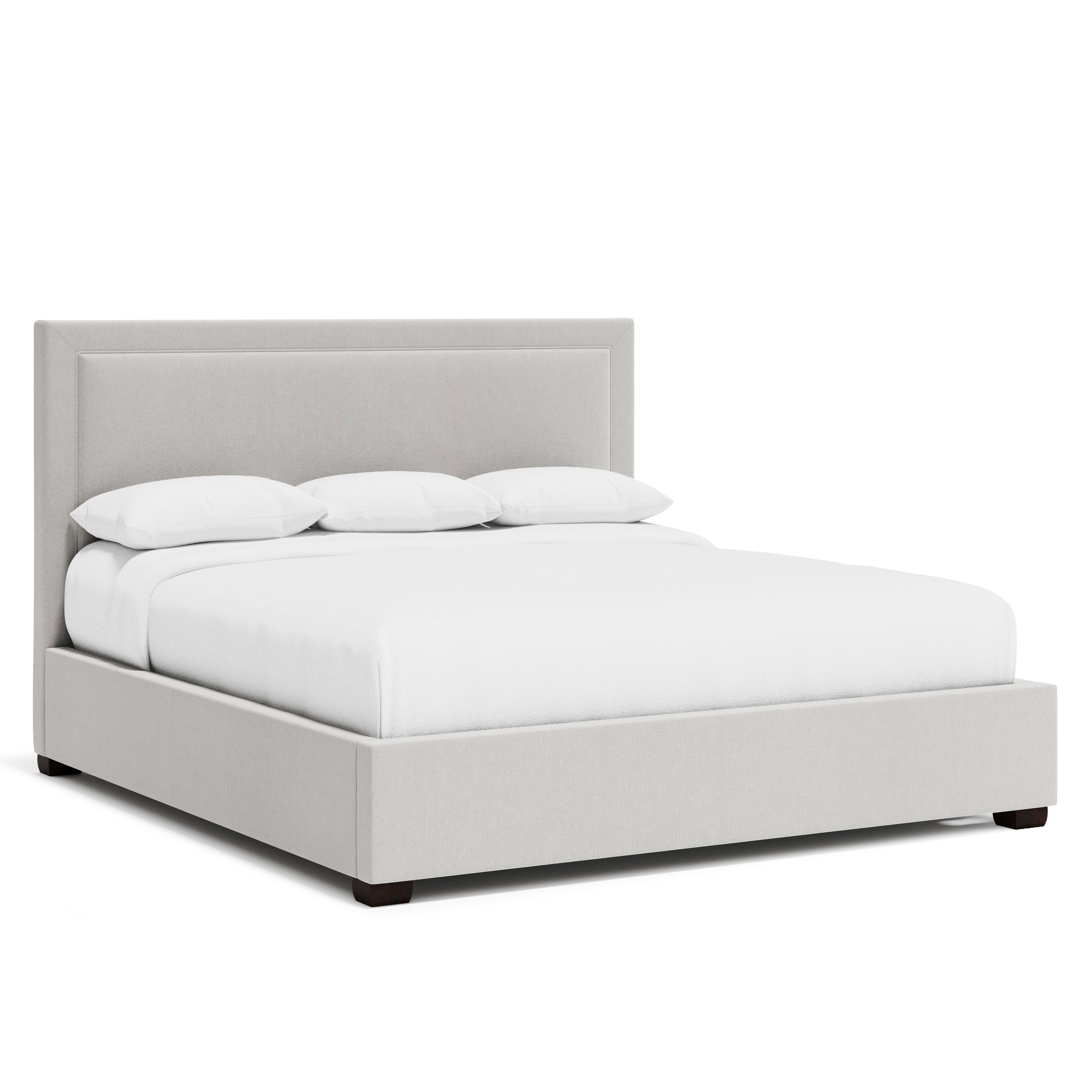 Bernhardt Interiors Morgan King Fabric Panel Bed 753FR66, 753H66