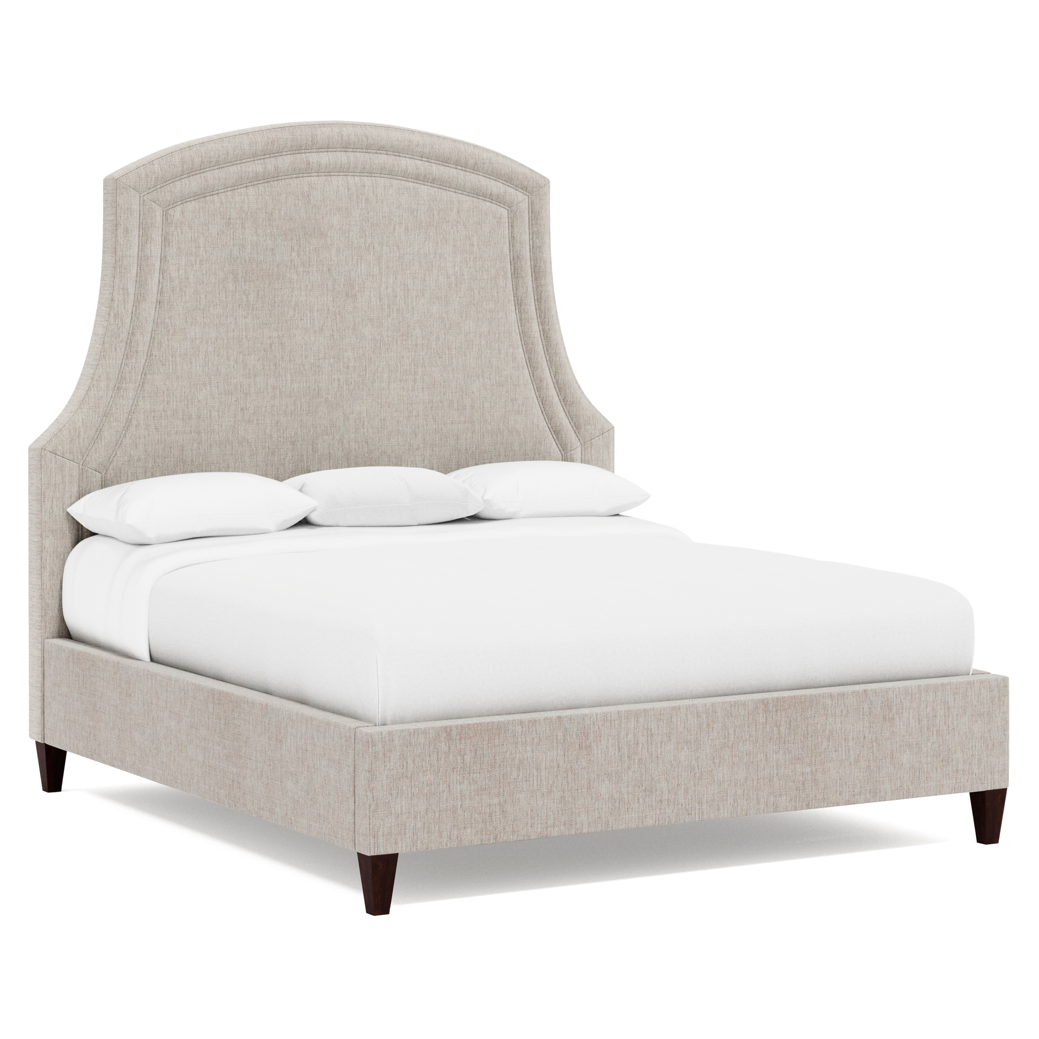 Bernhardt Interiors Bayford King Fabric Panel Bed 770FR76, 770H76