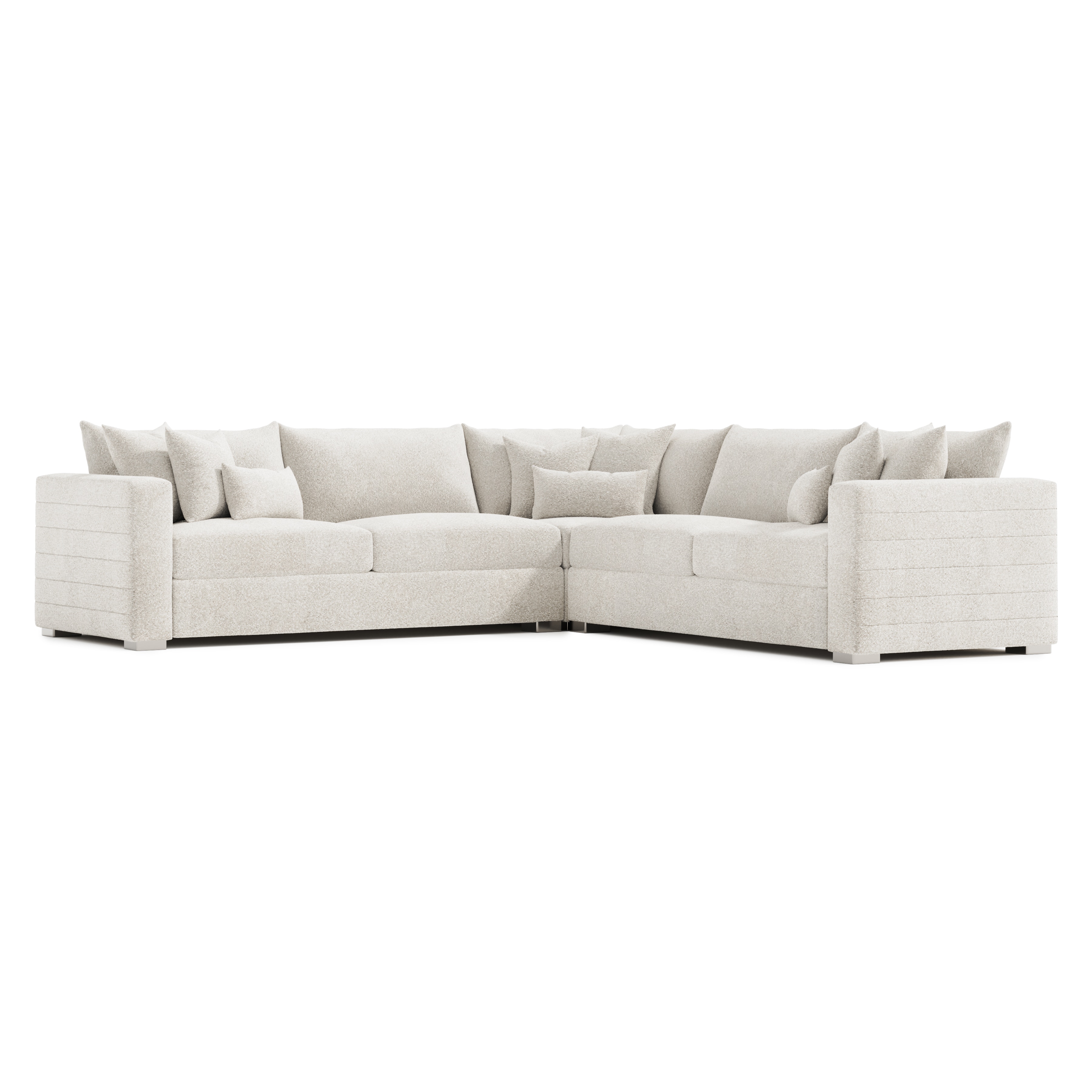 Bernhardt Interiors Helena Fabric Sectional N5132, N5141, N5142