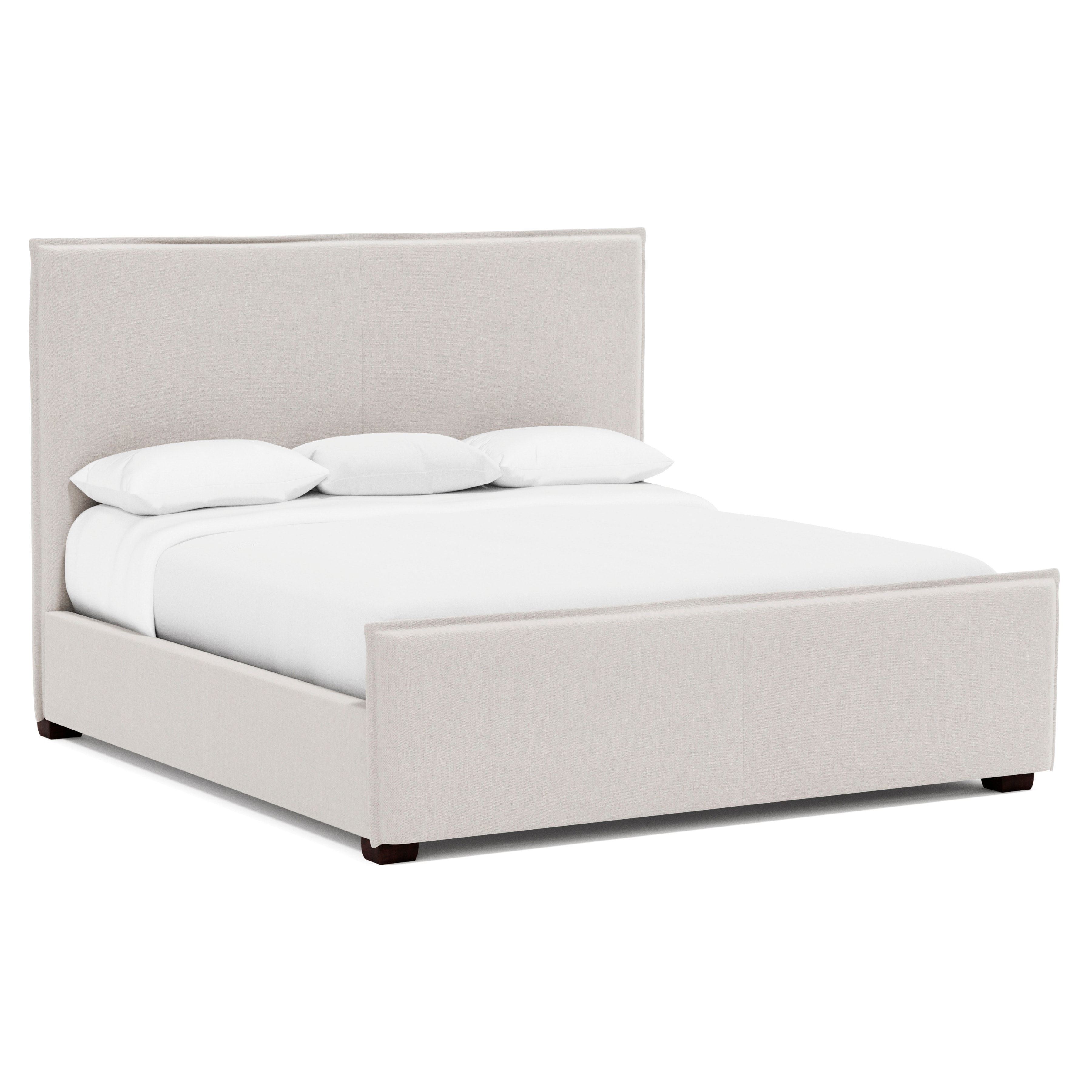 Bernhardt Interiors Griffin Fabric Panel Bed King 778FR66, 778H66