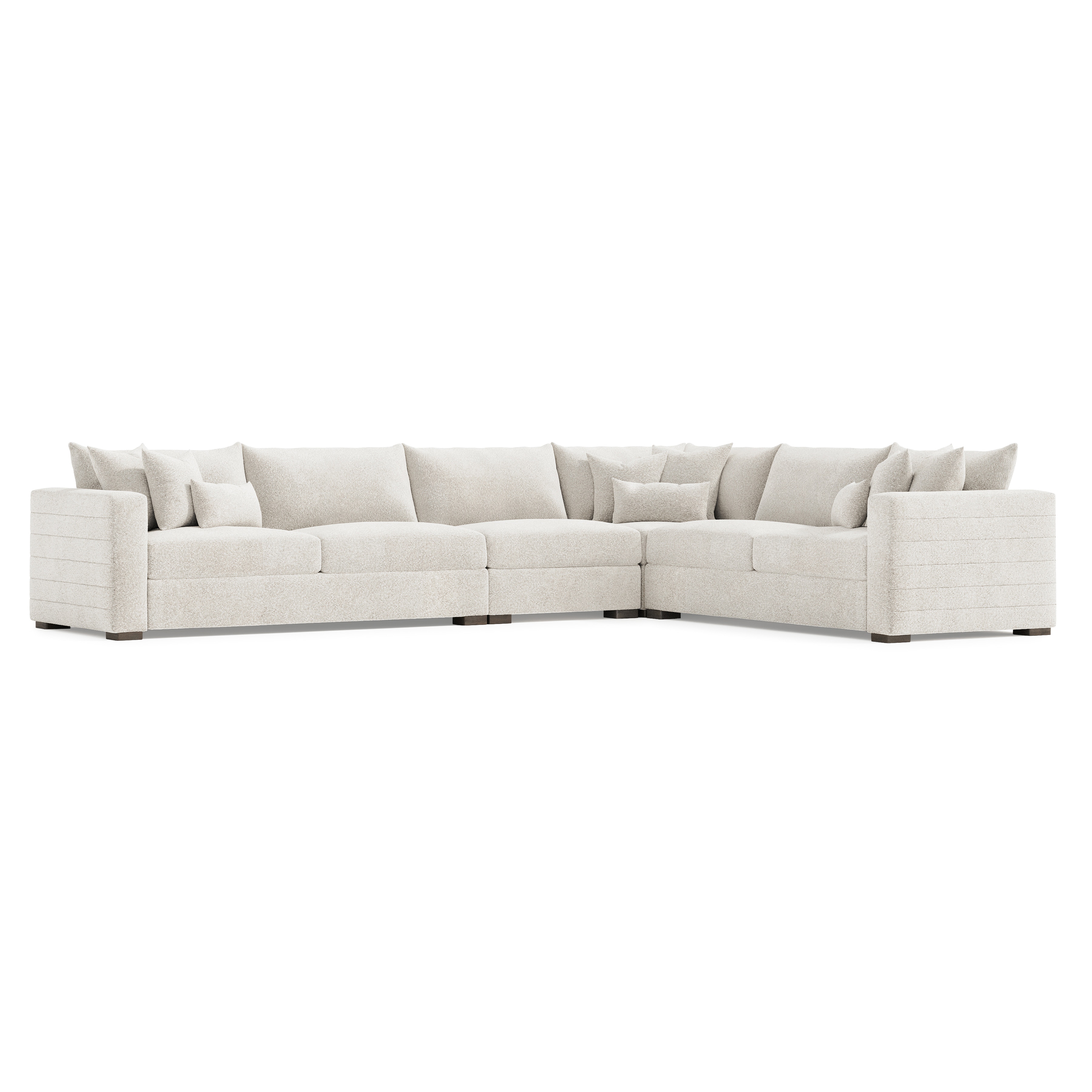 Bernhardt Interiors Helena Fabric Sectional N5230, N5232, N5241, N5242