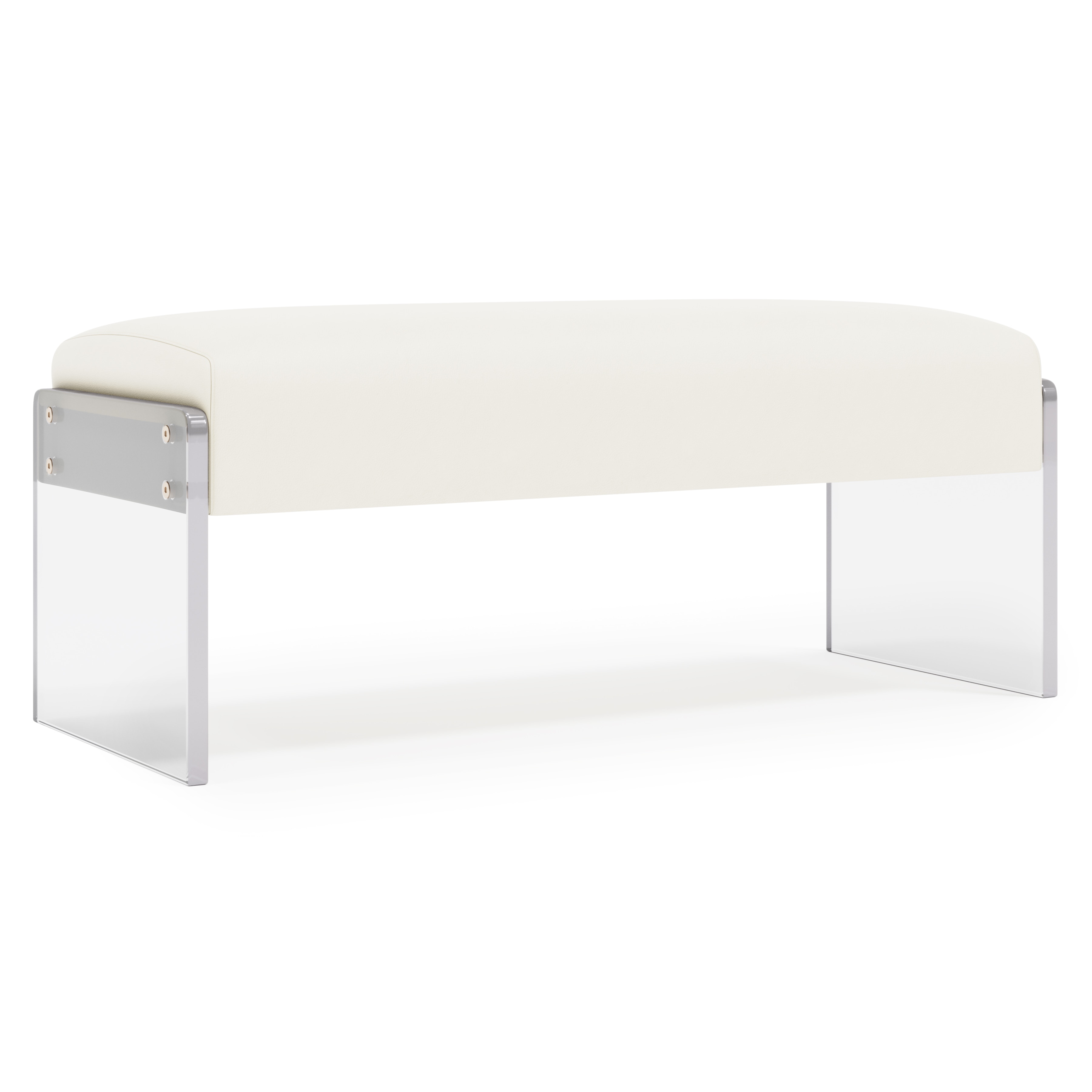 Bernhardt Interiors Frey Leather Bench N1120L