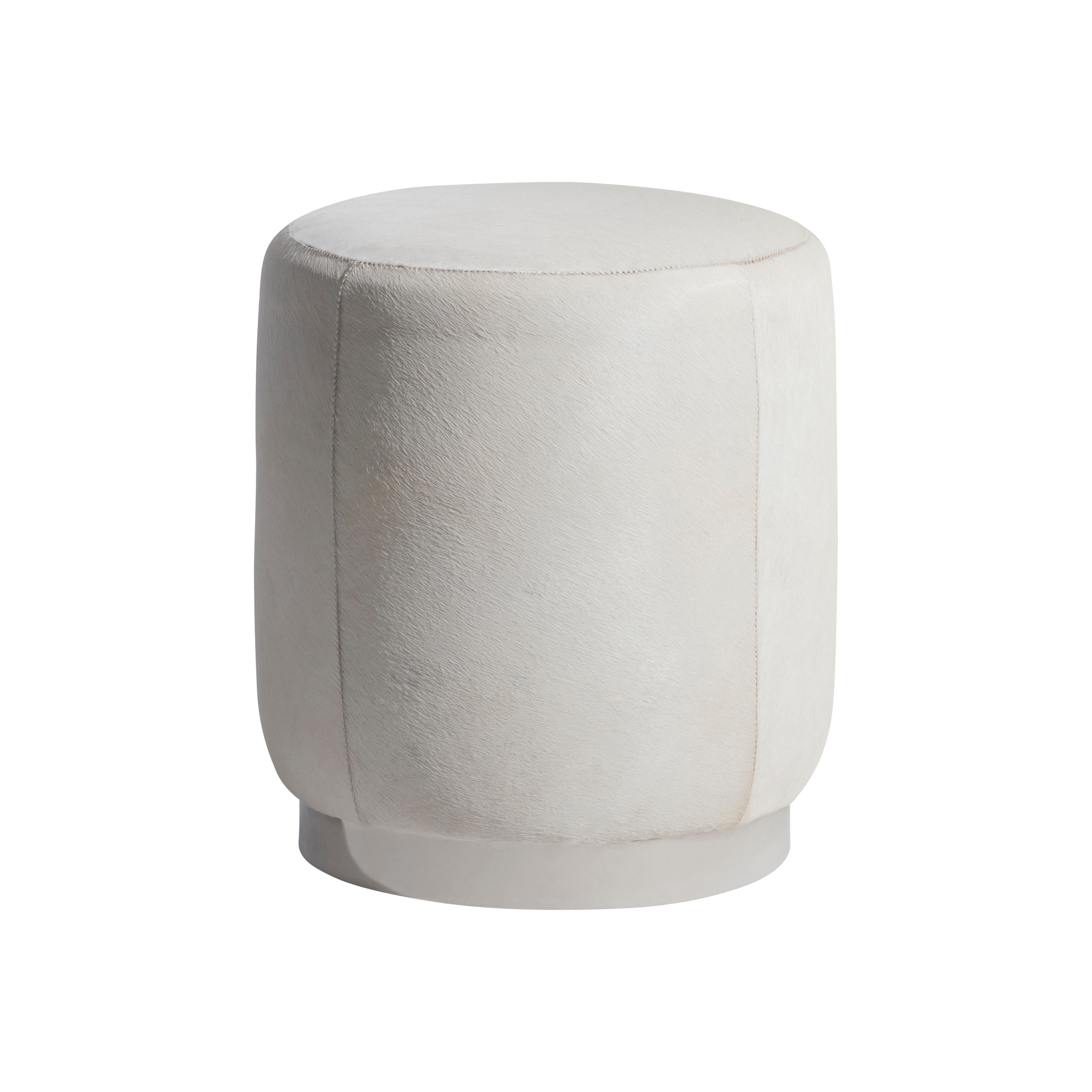 Bernhardt Interiors Ash Leather Ottoman N1501O
