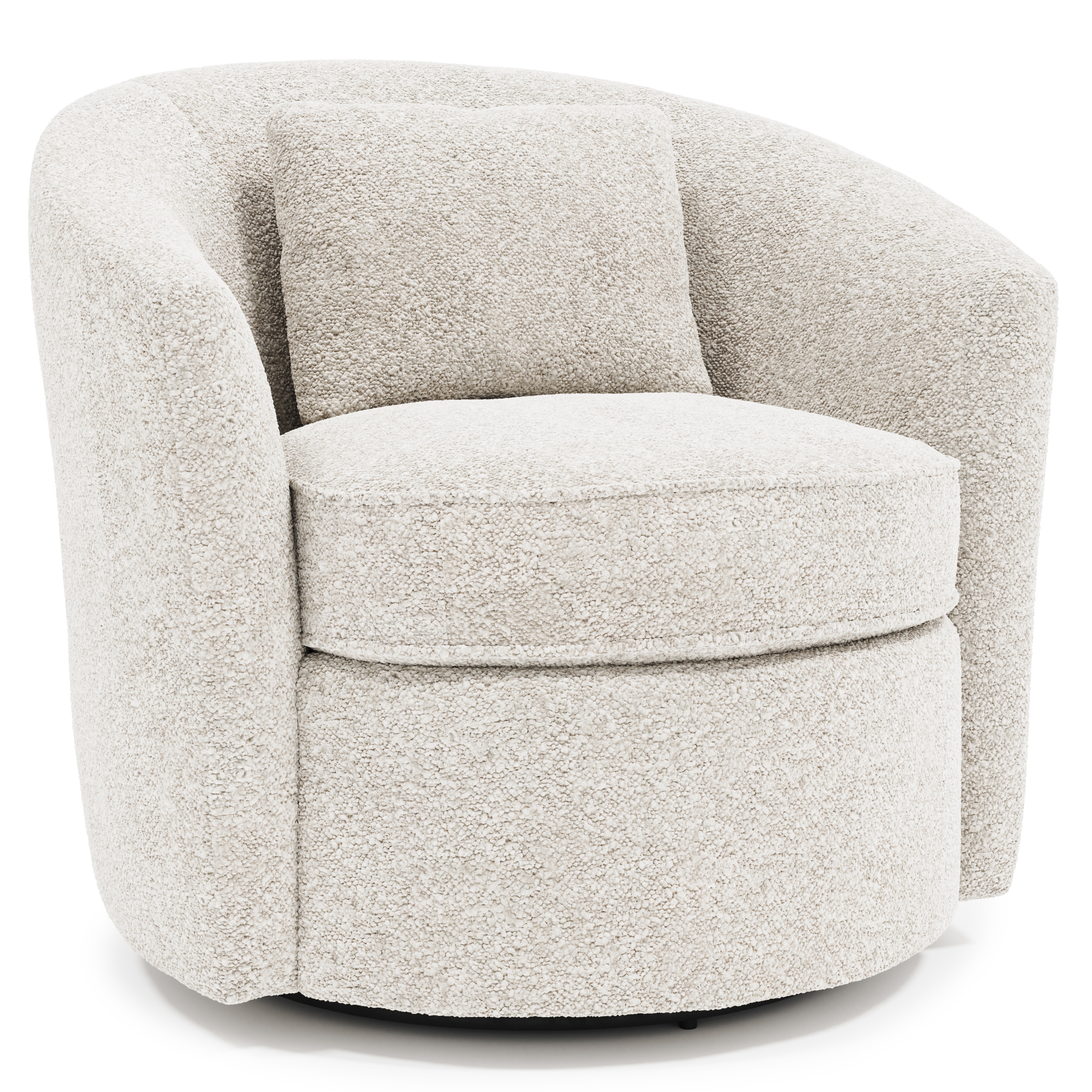 Bernhardt Interiors Elizabeth Fabric Swivel Chair N1745S