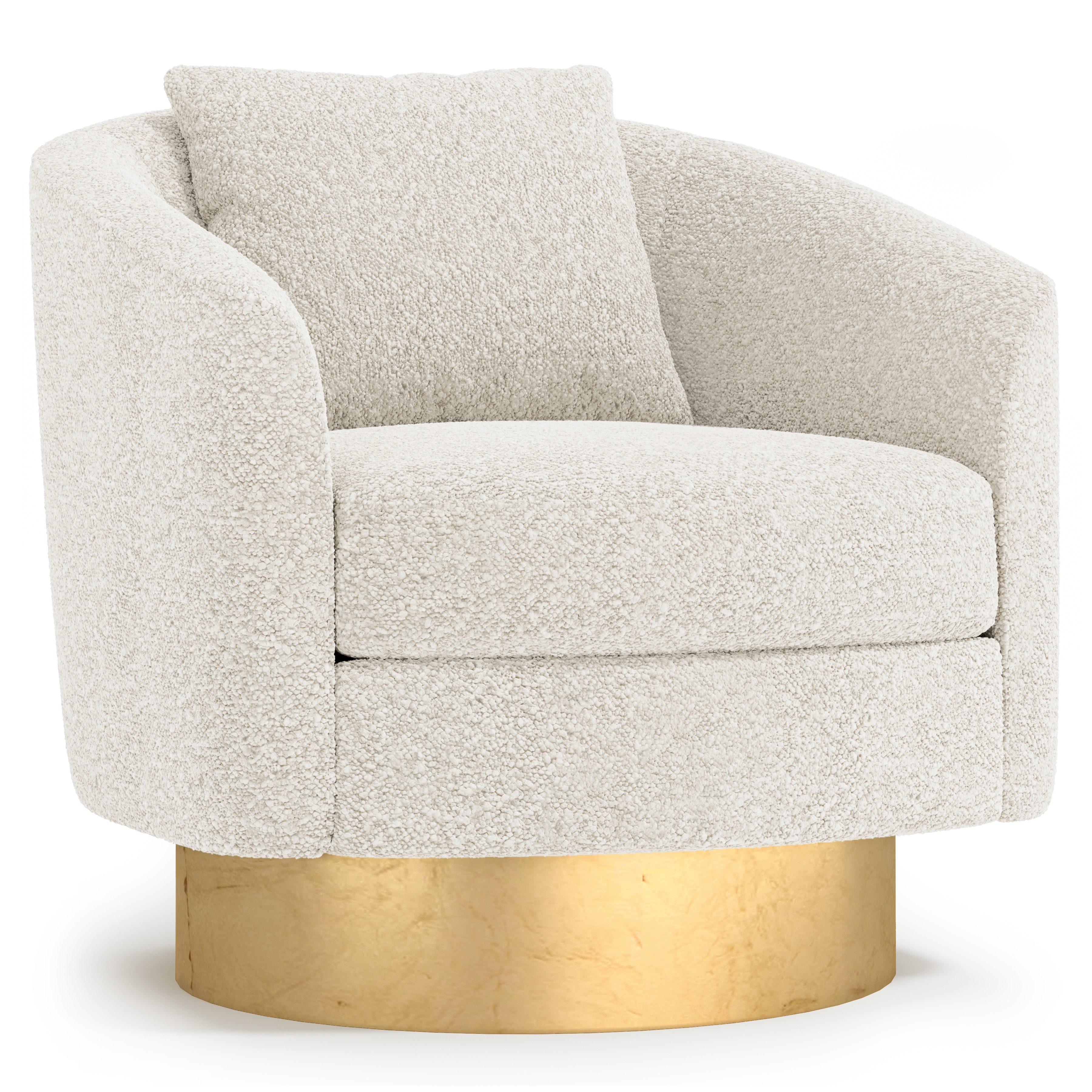 Bernhardt Interiors Camino Fabric Swivel Chair N5713S