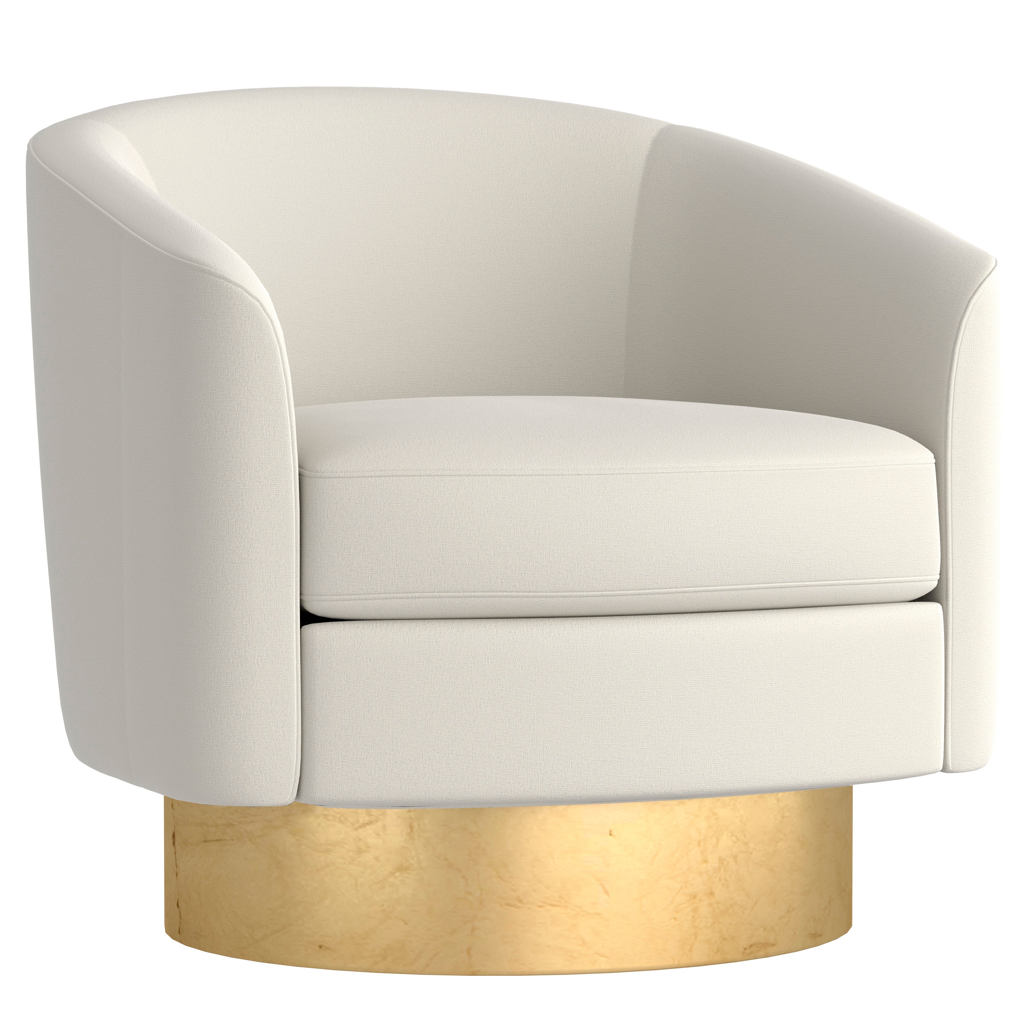 Bernhardt Interiors Camino Fabric Swivel Chair N5713SY