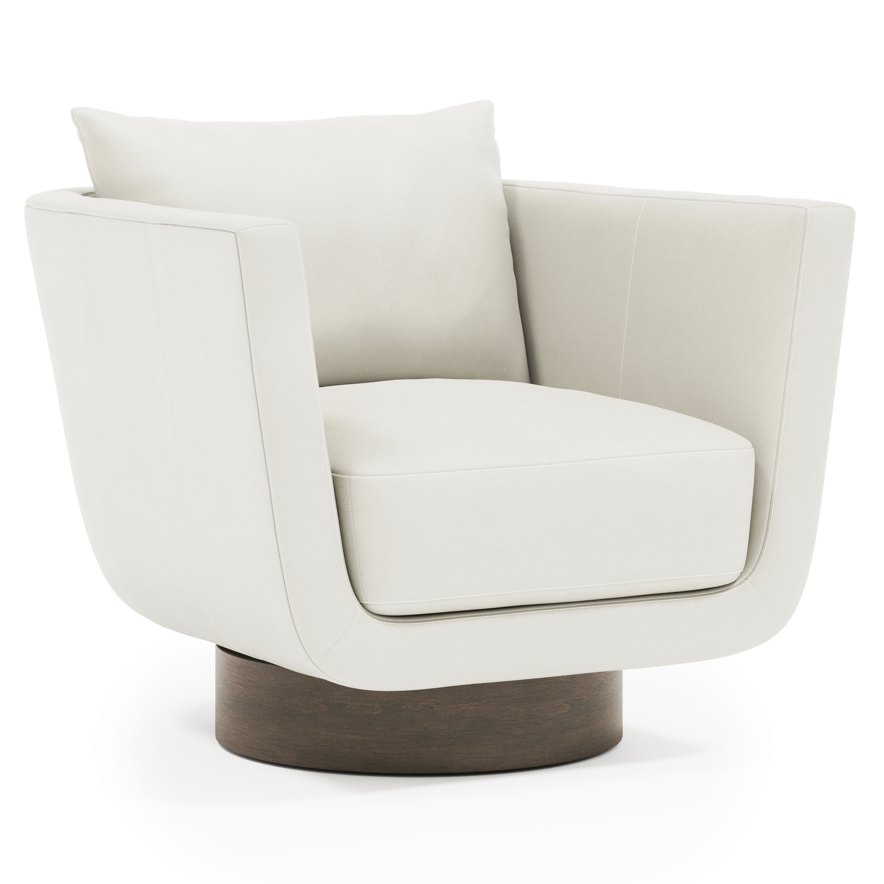 Bernhardt Interiors Gemma Leather Swivel Chair N6503SL