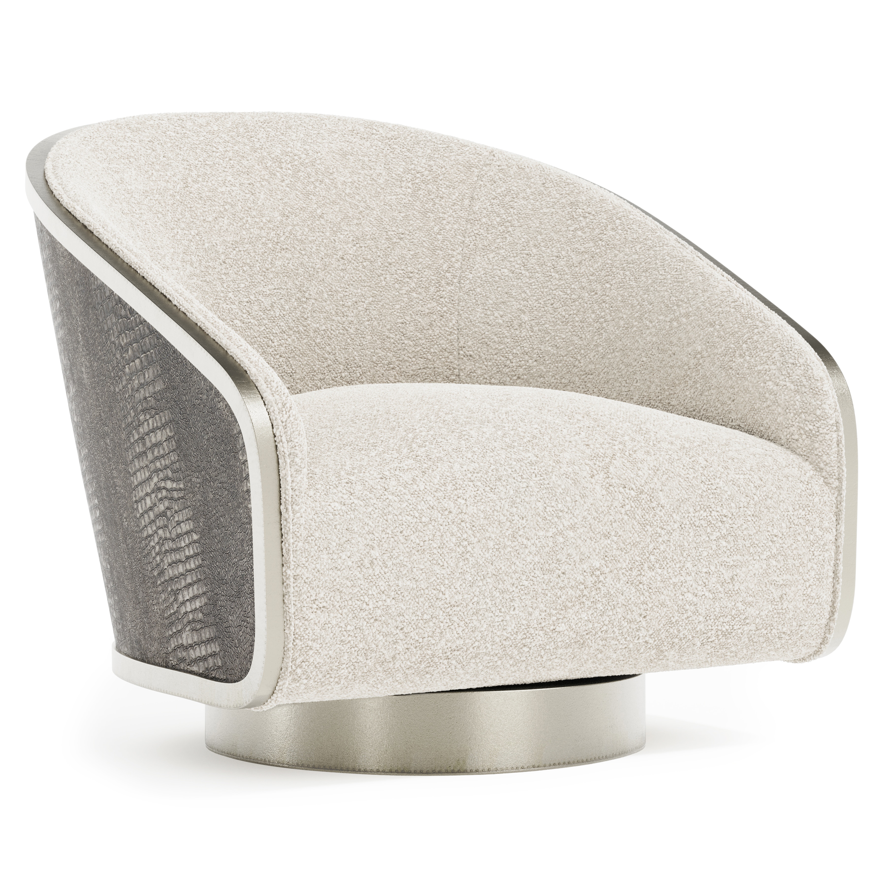 Bernhardt Interiors Miles Fabric Swivel Chair N6713S
