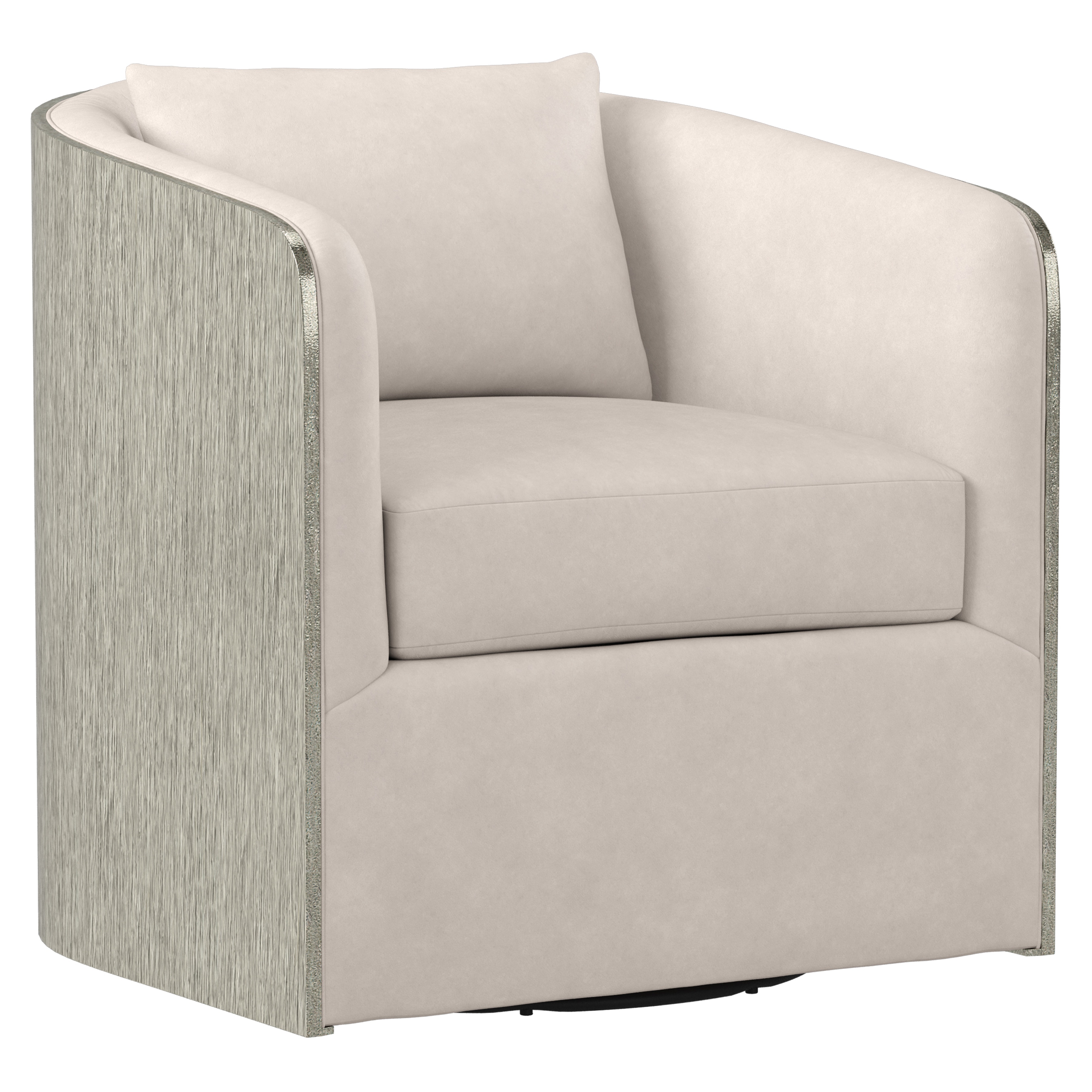 Bernhardt Interiors Eliot Leather Swivel Chair N6813SL