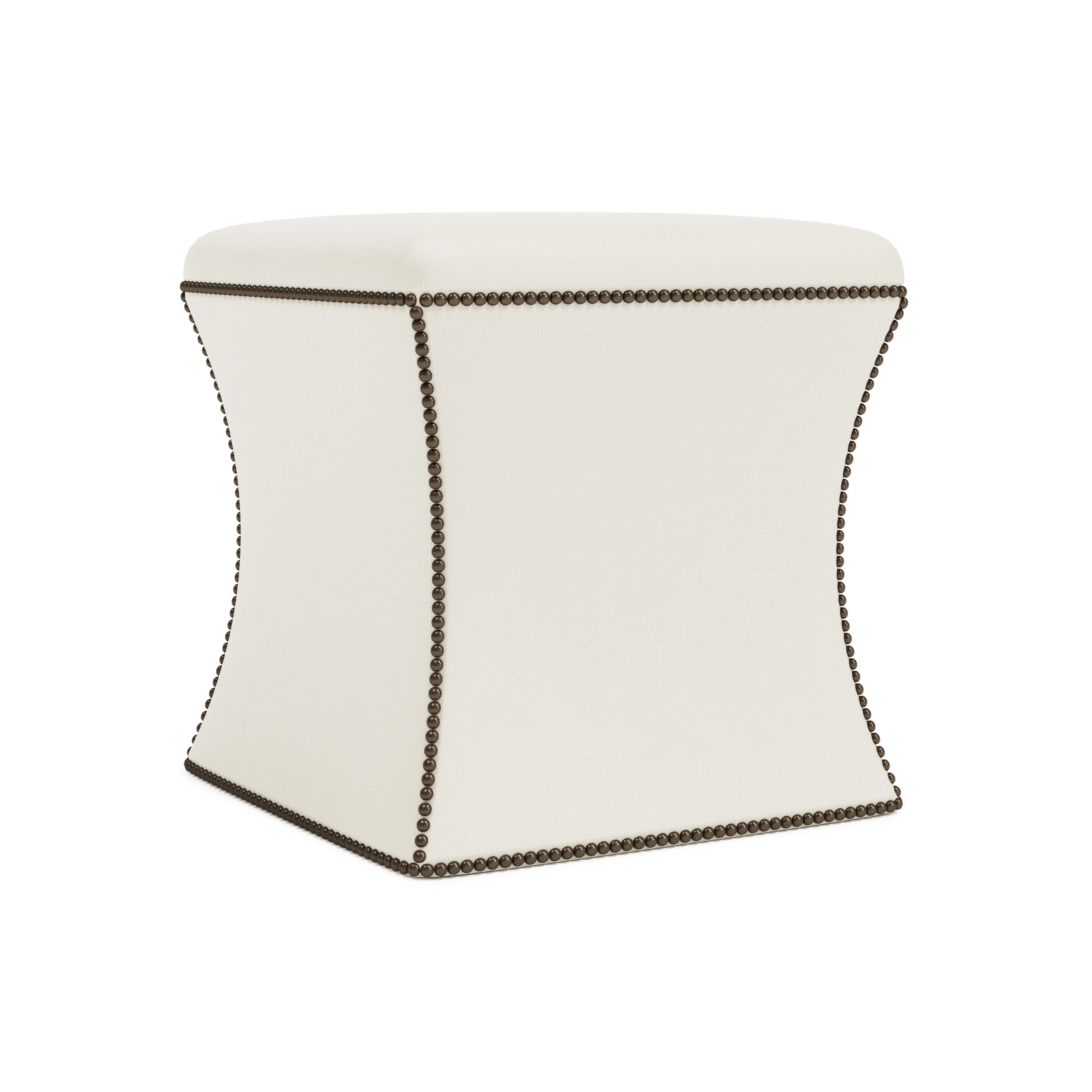 Bernhardt Interiors Roscoe Leather Ottoman N9000L