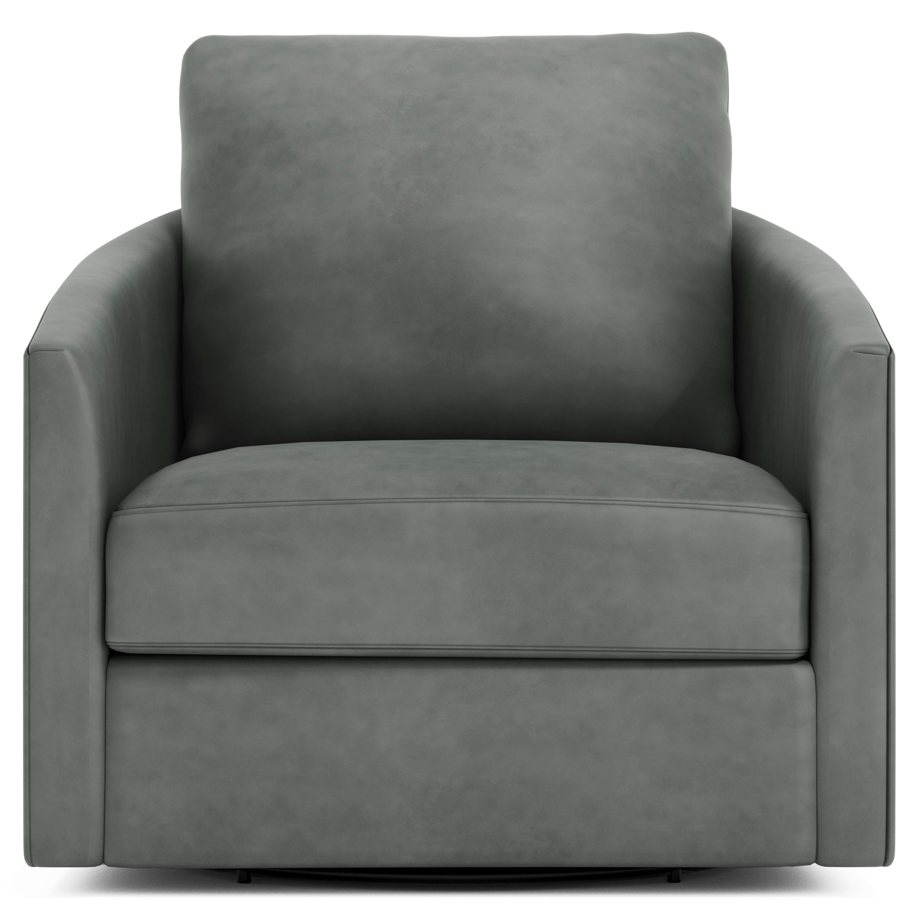 Bernhardt Interiors Astoria Leather Swivel Chair N9022SL