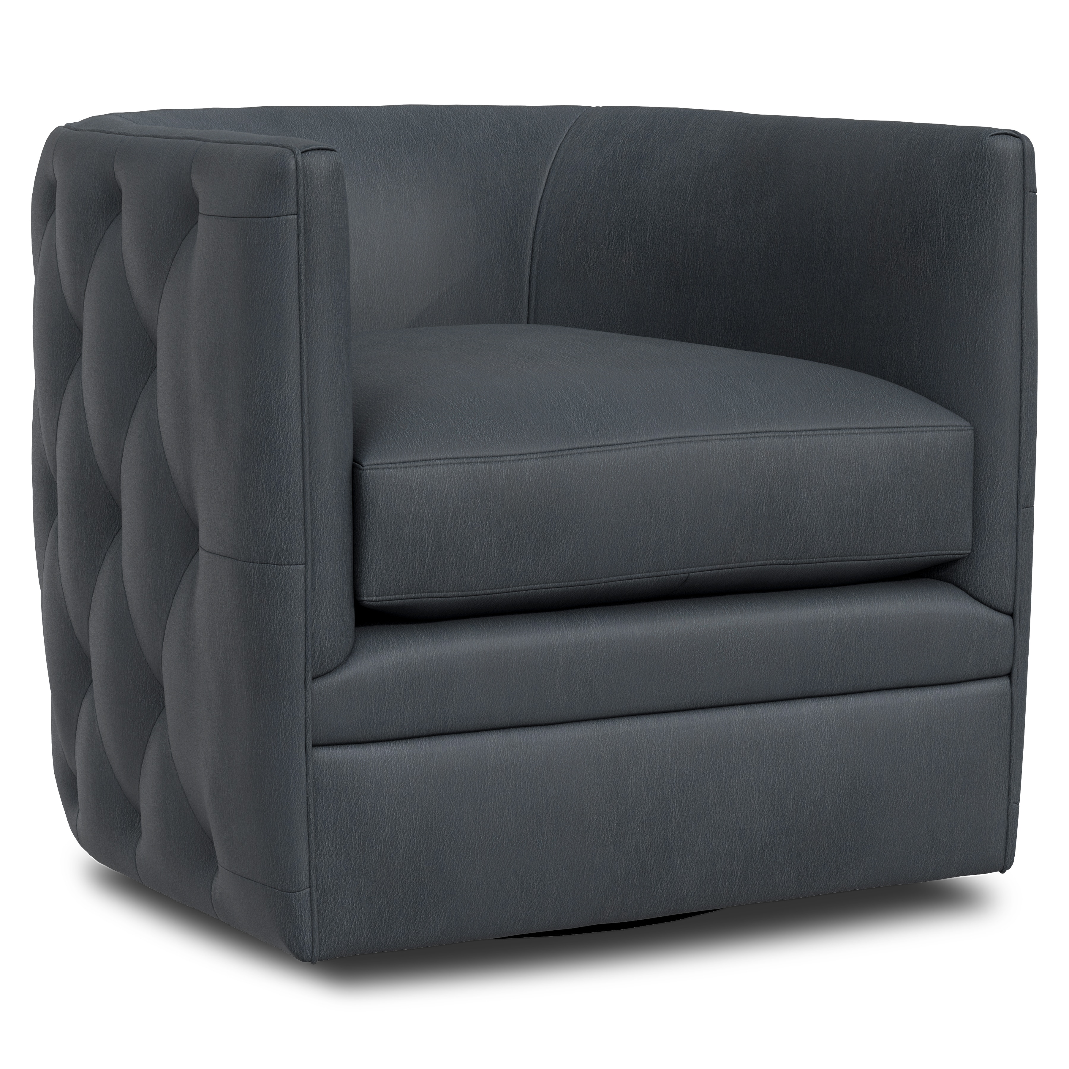 Bernhardt Palazzo Leather Swivel Chair 212SLX