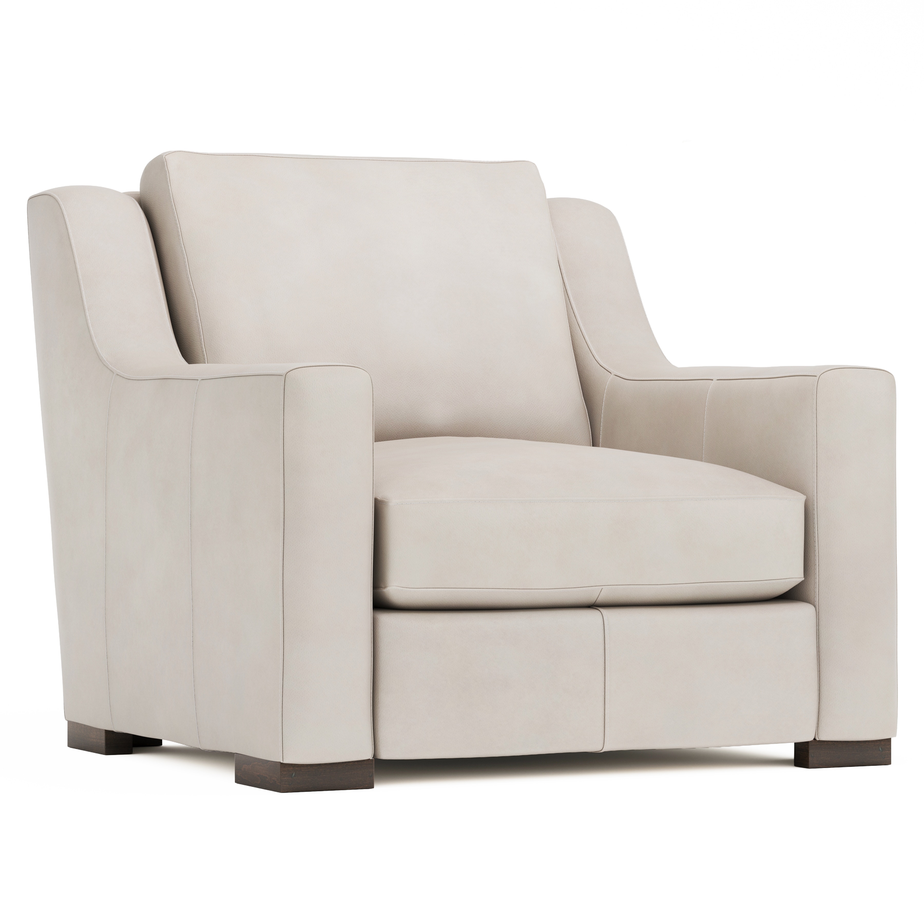 Bernhardt Germain Leather Chair 2662LY