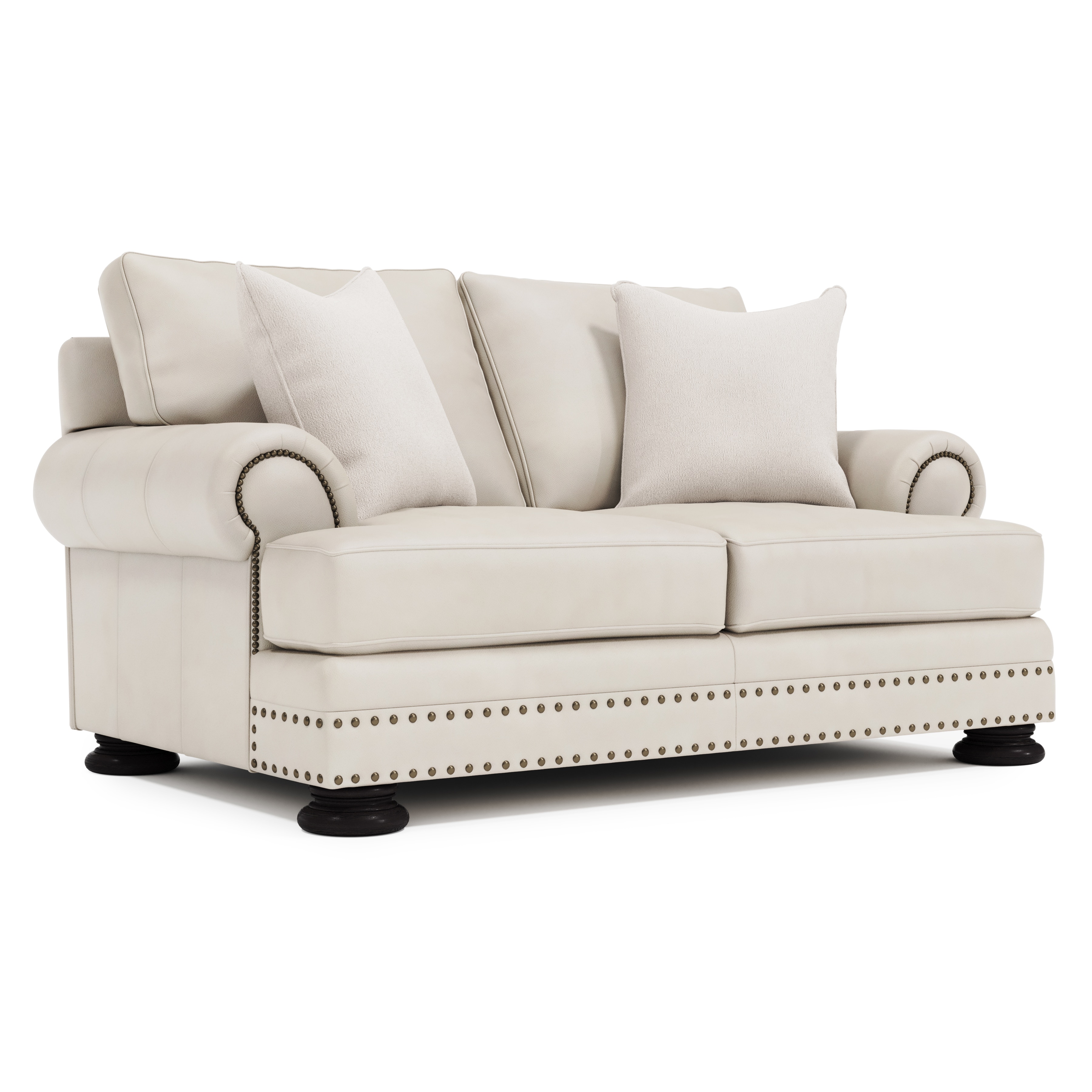 Bernhardt Foster Leather Loveseat 5375L