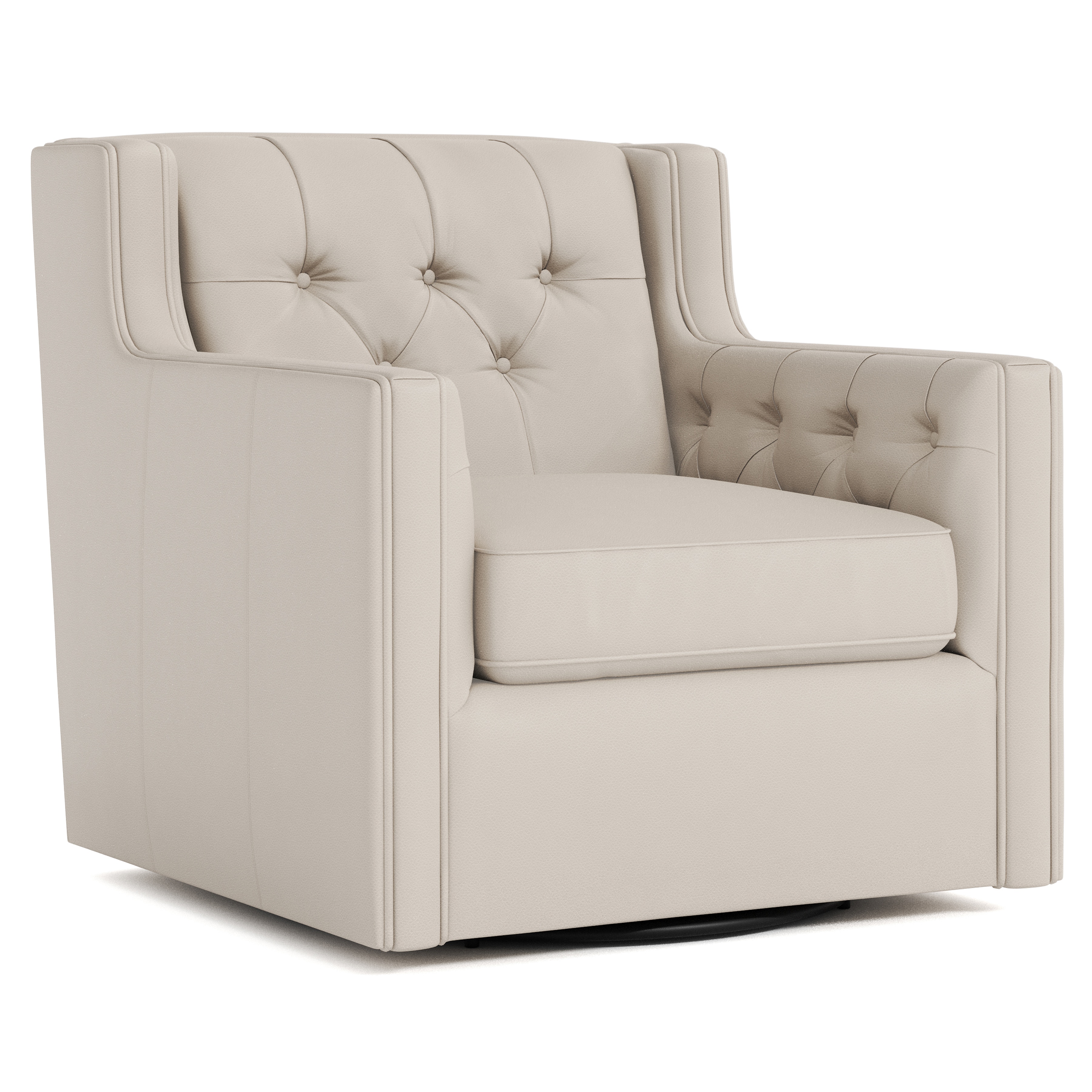 Bernhardt Candace Leather Swivel Chair 727SLX