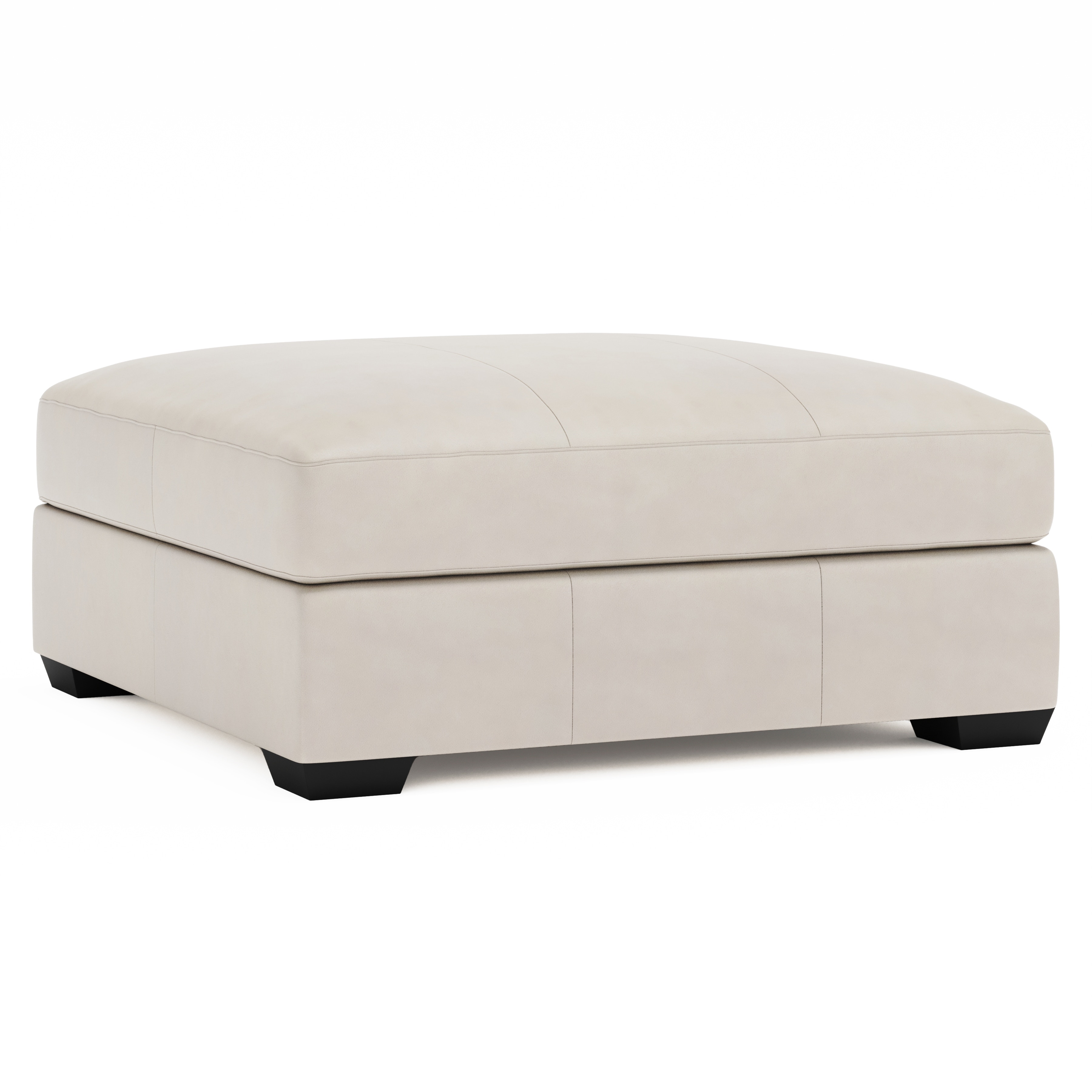 Bernhardt Dawkins Leather Ottoman 9231L