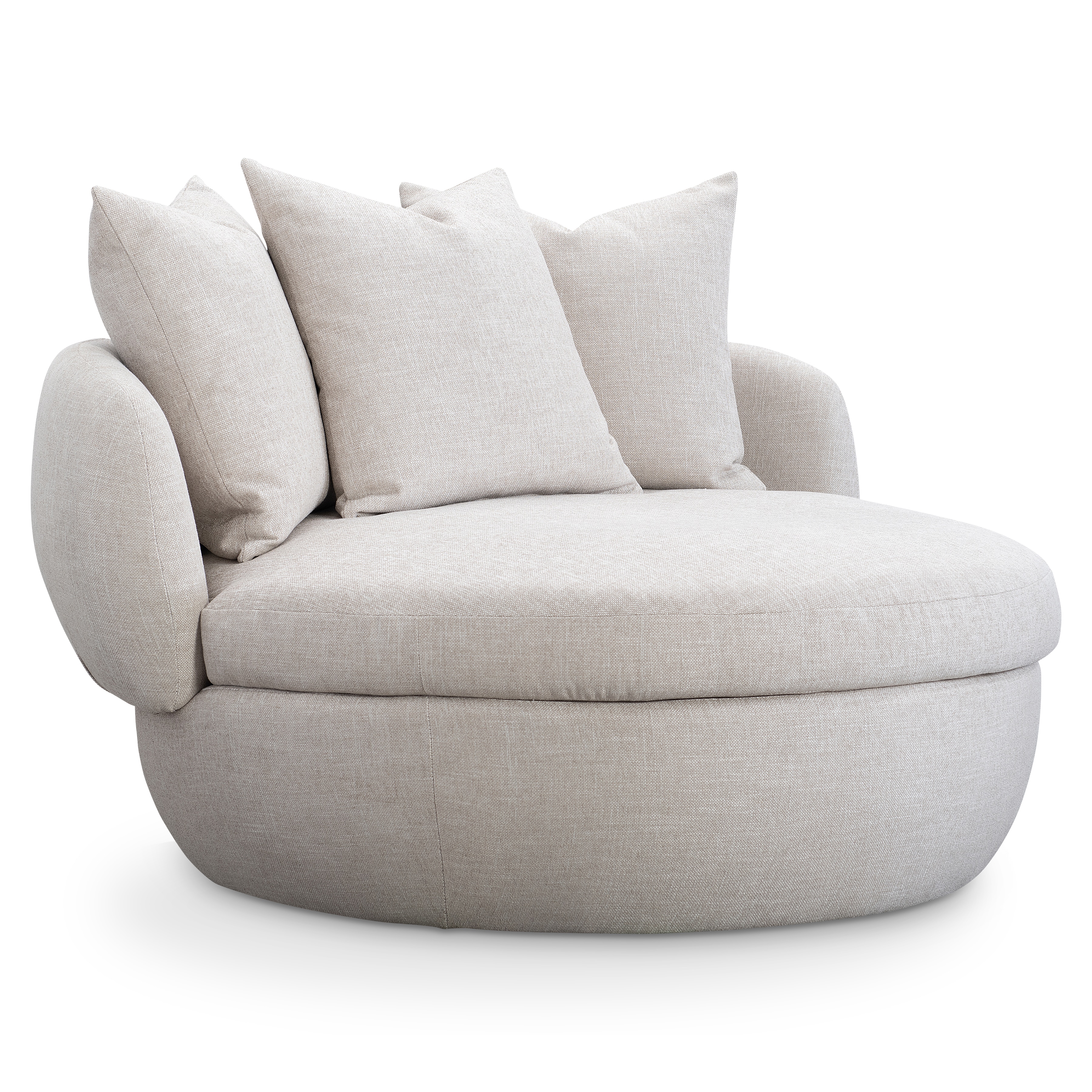 Bernhardt Ollie Fabric Swivel Chair B8622S