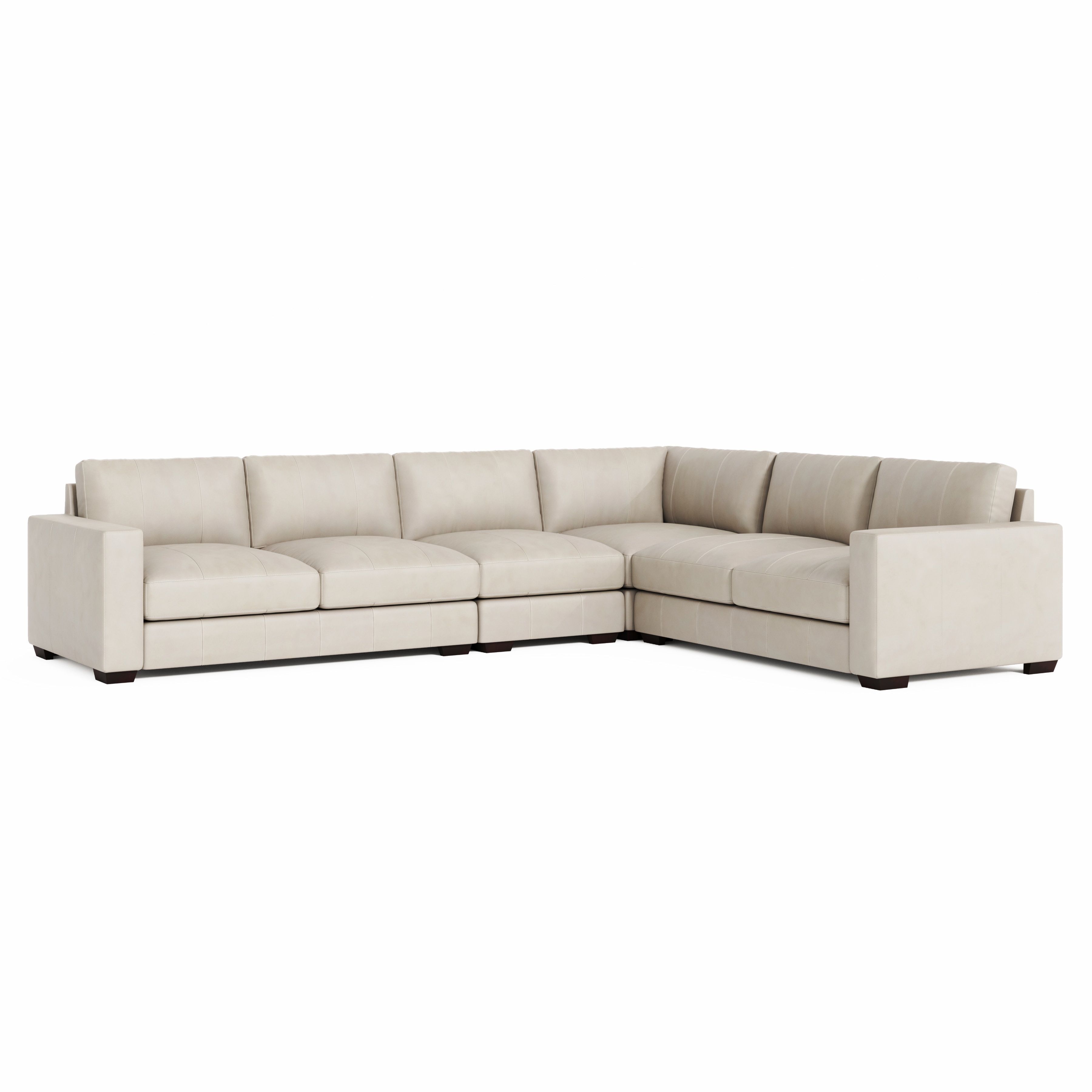 Bernhardt Dawkins Leather Sectional 9230L, 9232L, 9241L, 9242L