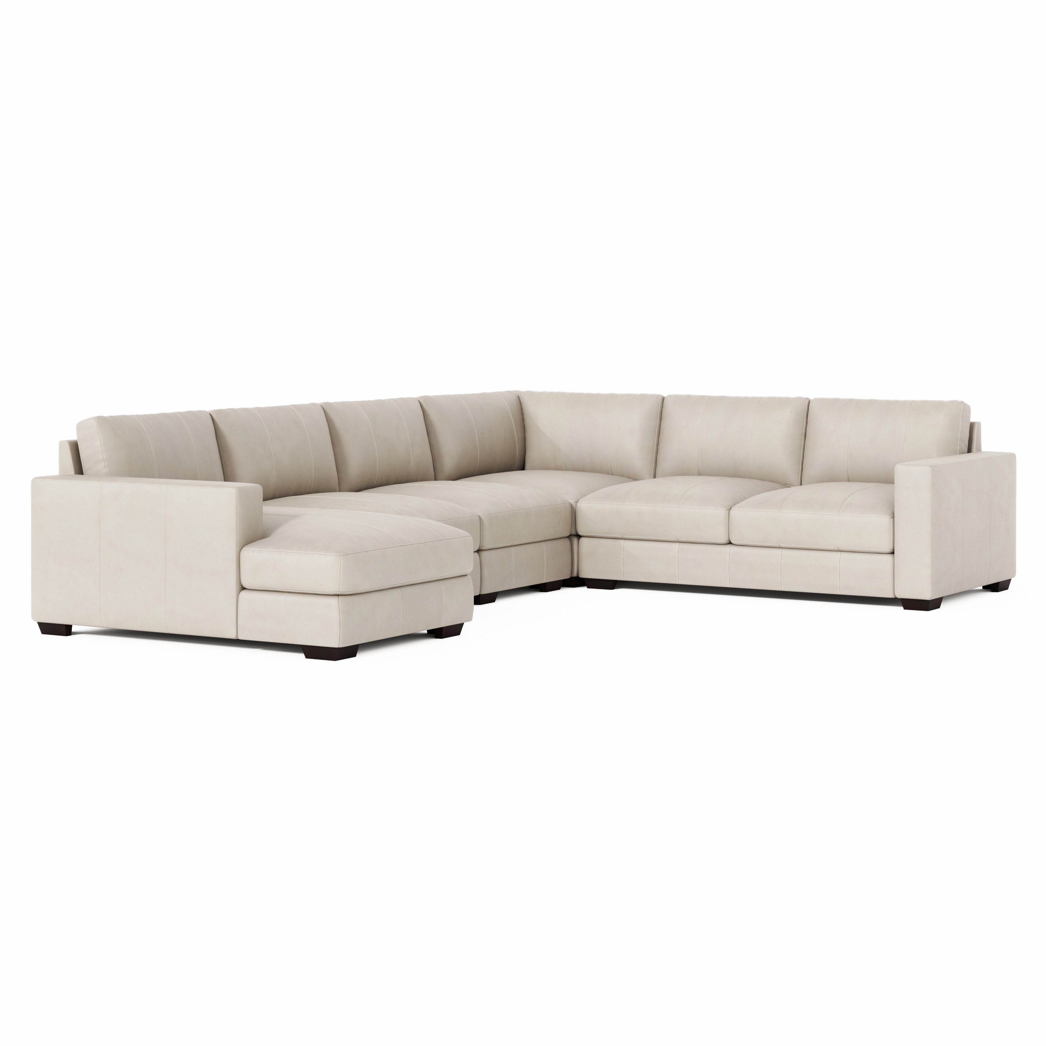 Bernhardt Dawkins Leather Sectional 9230L, 9230L, 9232L, 9238L, 9241L
