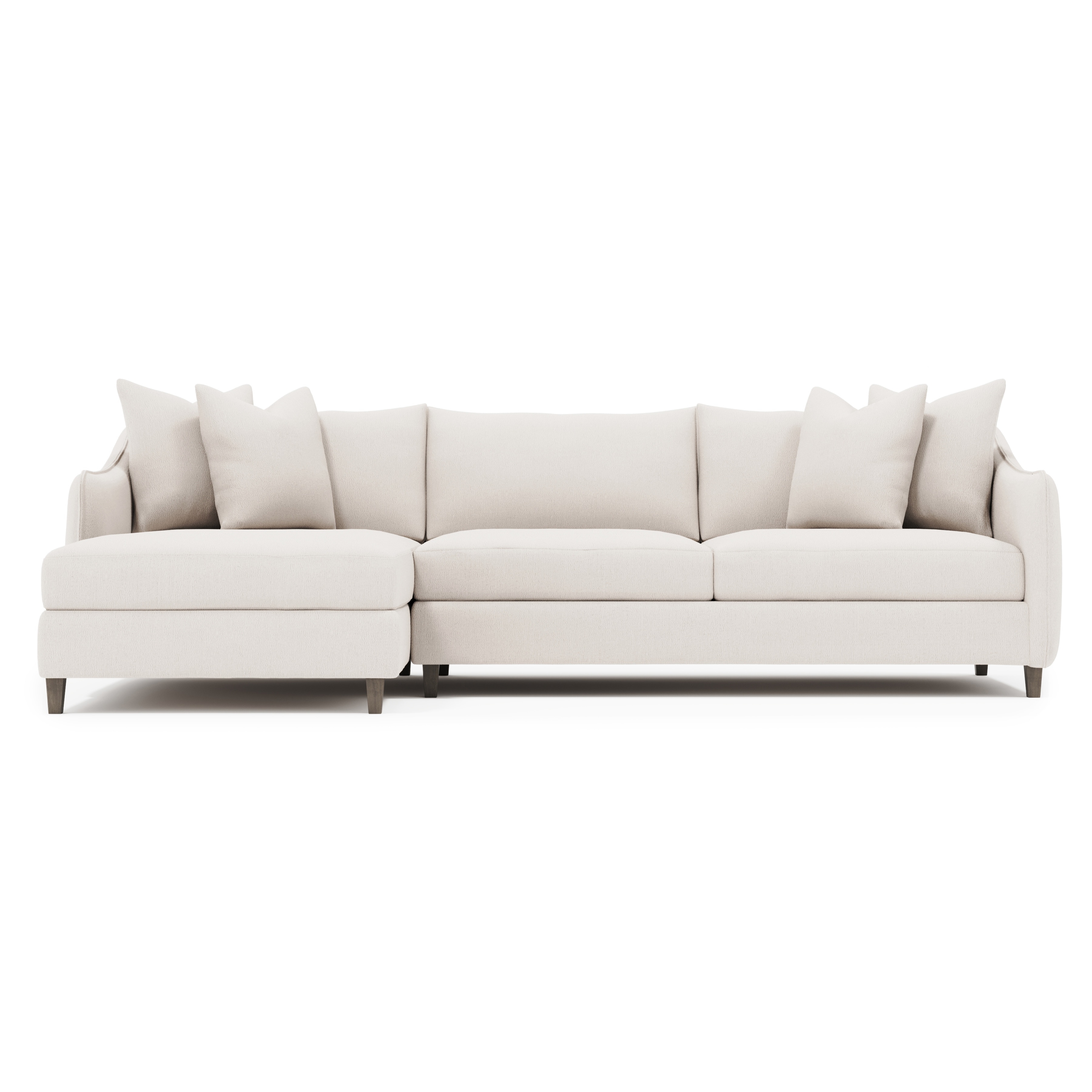 Bernhardt Joli Fabric Sectional P4838, P4841
