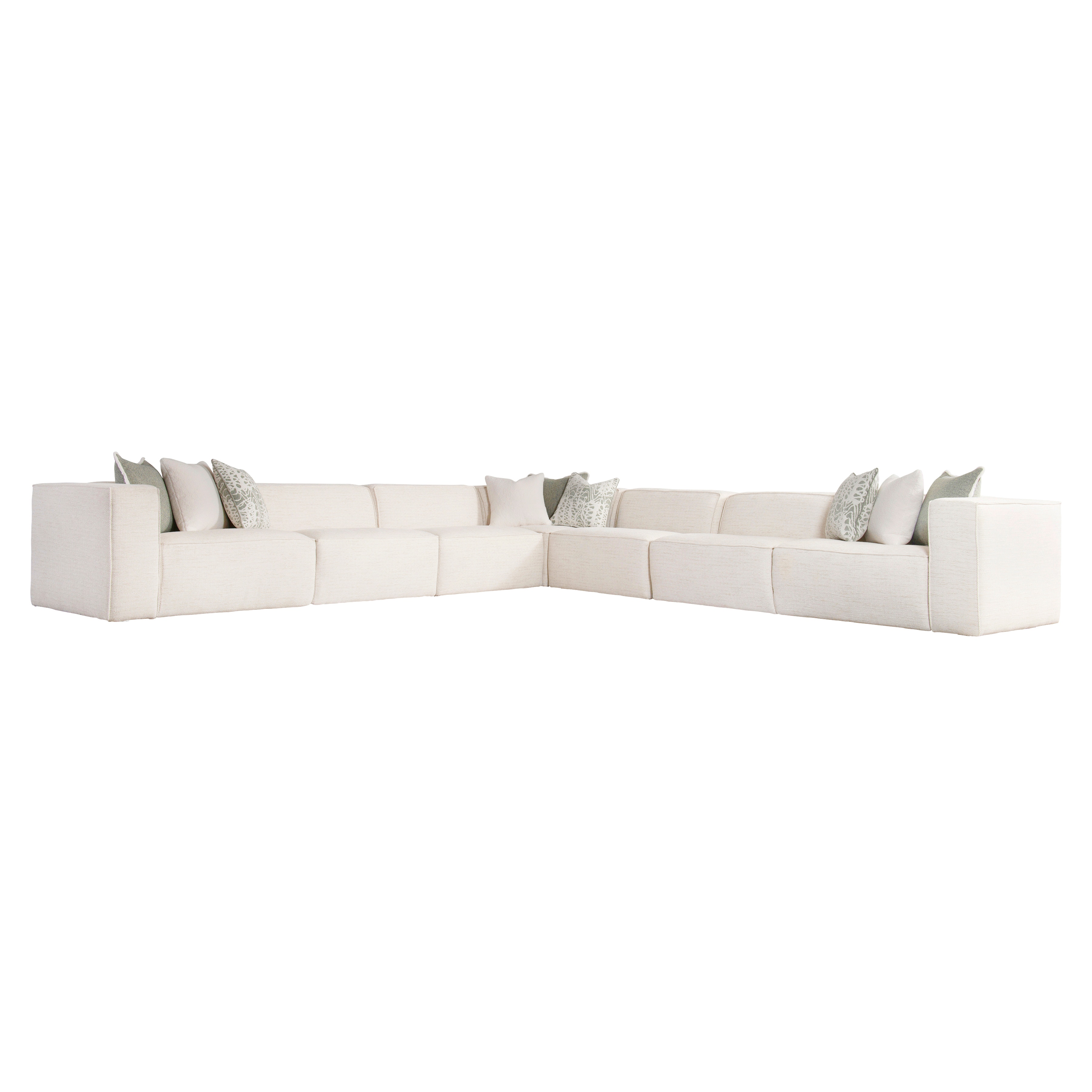 Bernhardt Bliss Fabric Sectional P7430A, P7430A, P7432A, P7441A, P7442A
