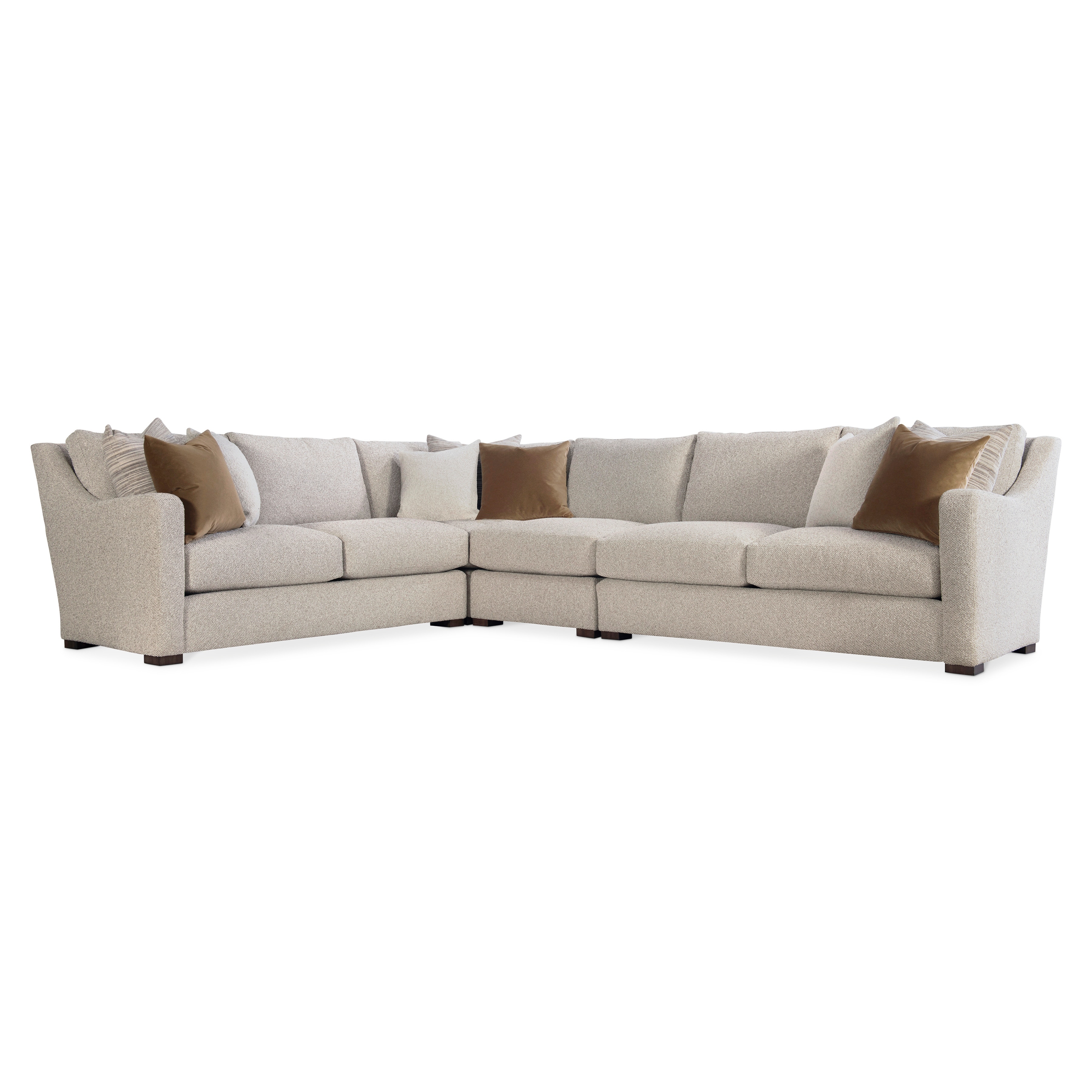 Bernhardt Ventura Fabric Sectional P3530A, P3532A, P3541A, P3542A