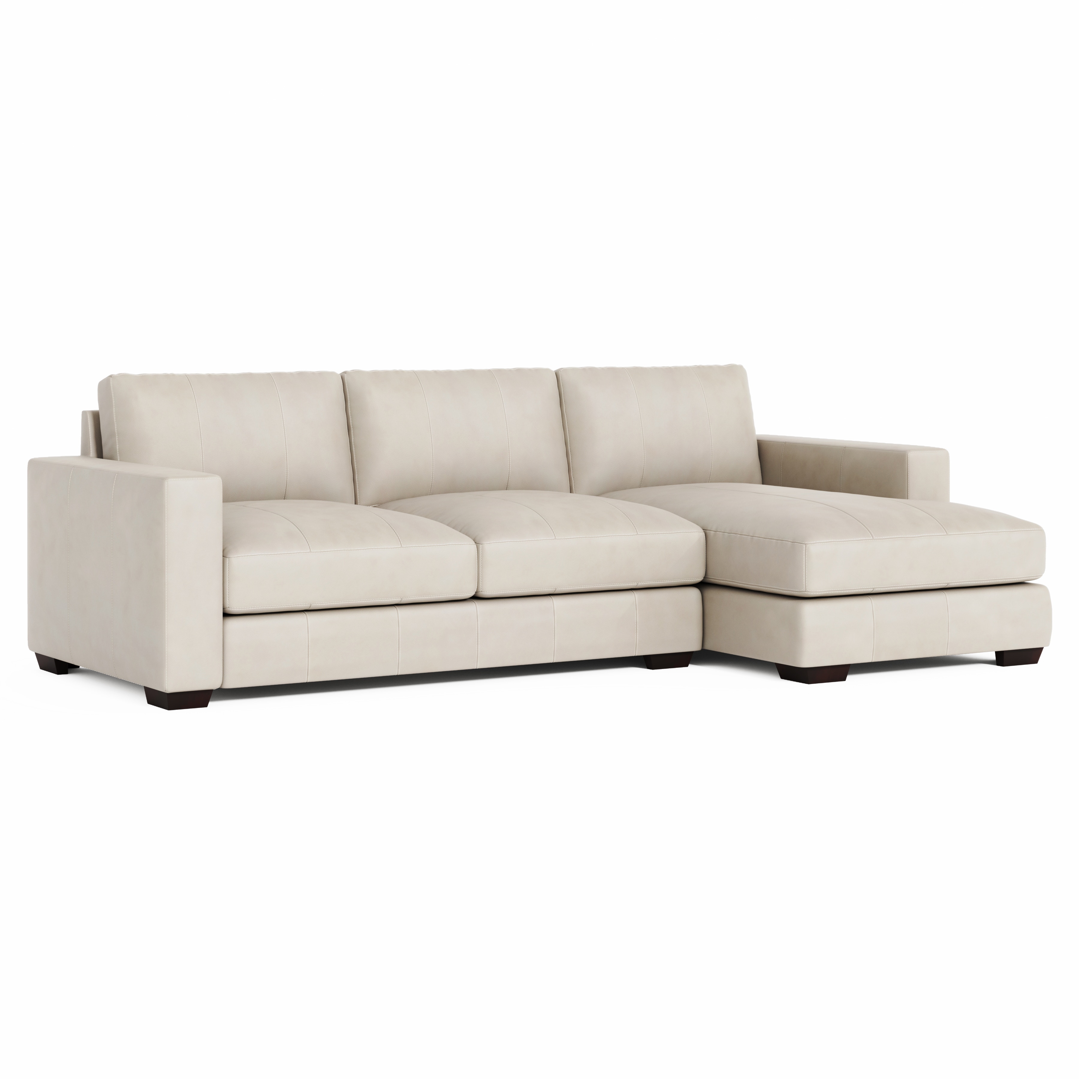 Bernhardt Dawkins Leather Sectional 9237L, 9242L