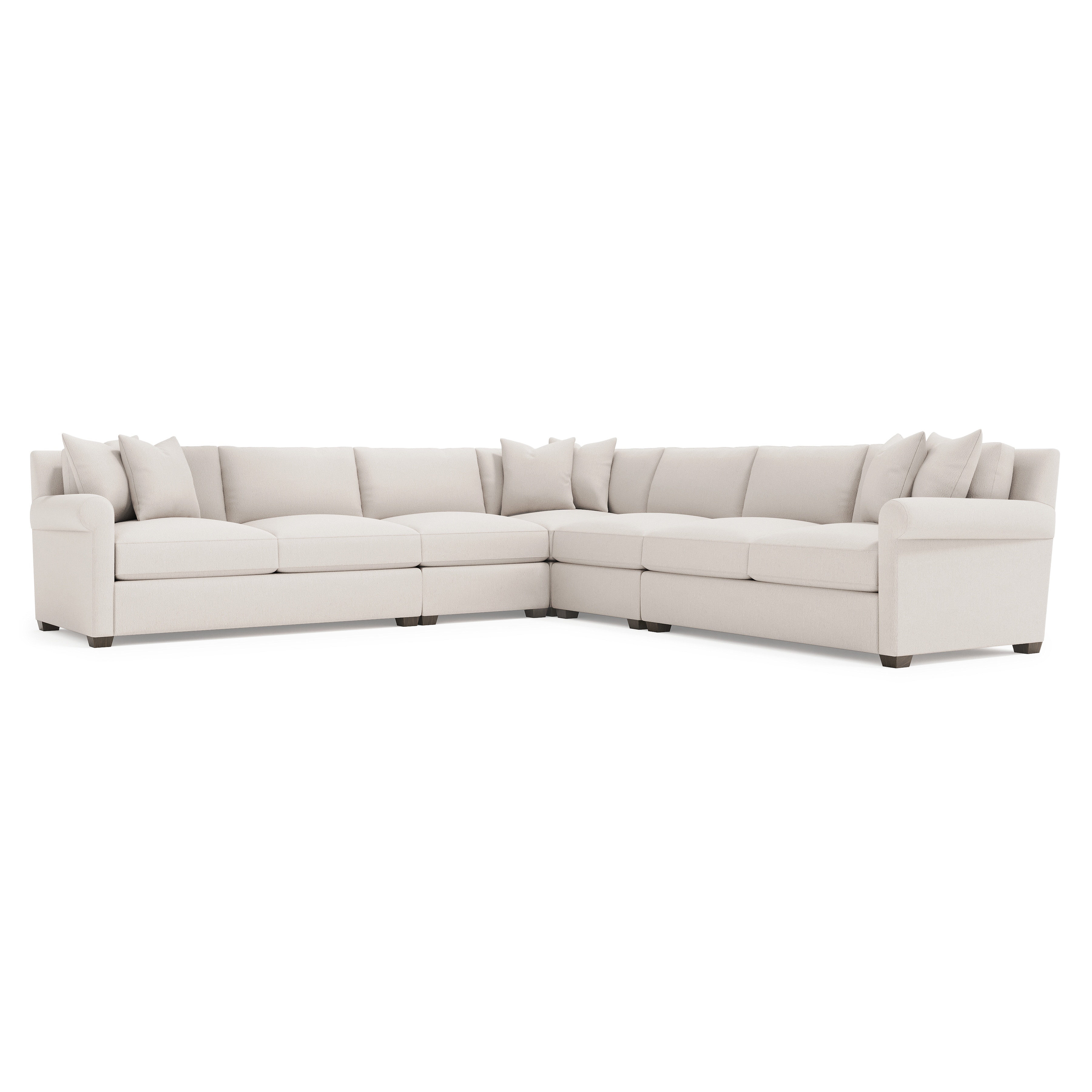 Bernhardt Barnes Fabric Sectional B2130, B2130, B2132, B2141, B2142