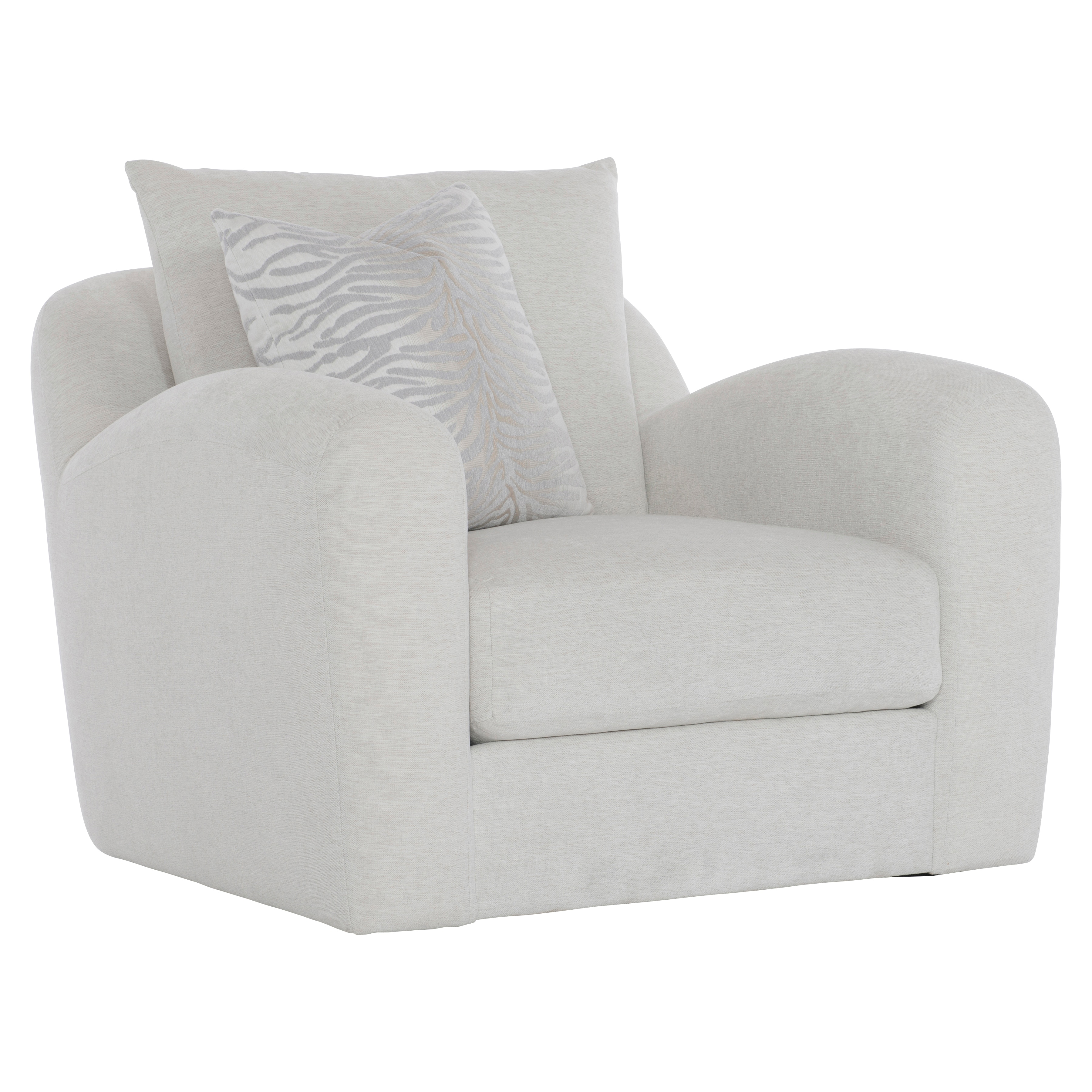 Bernhardt Asher Fabric Swivel Chair P1052SA