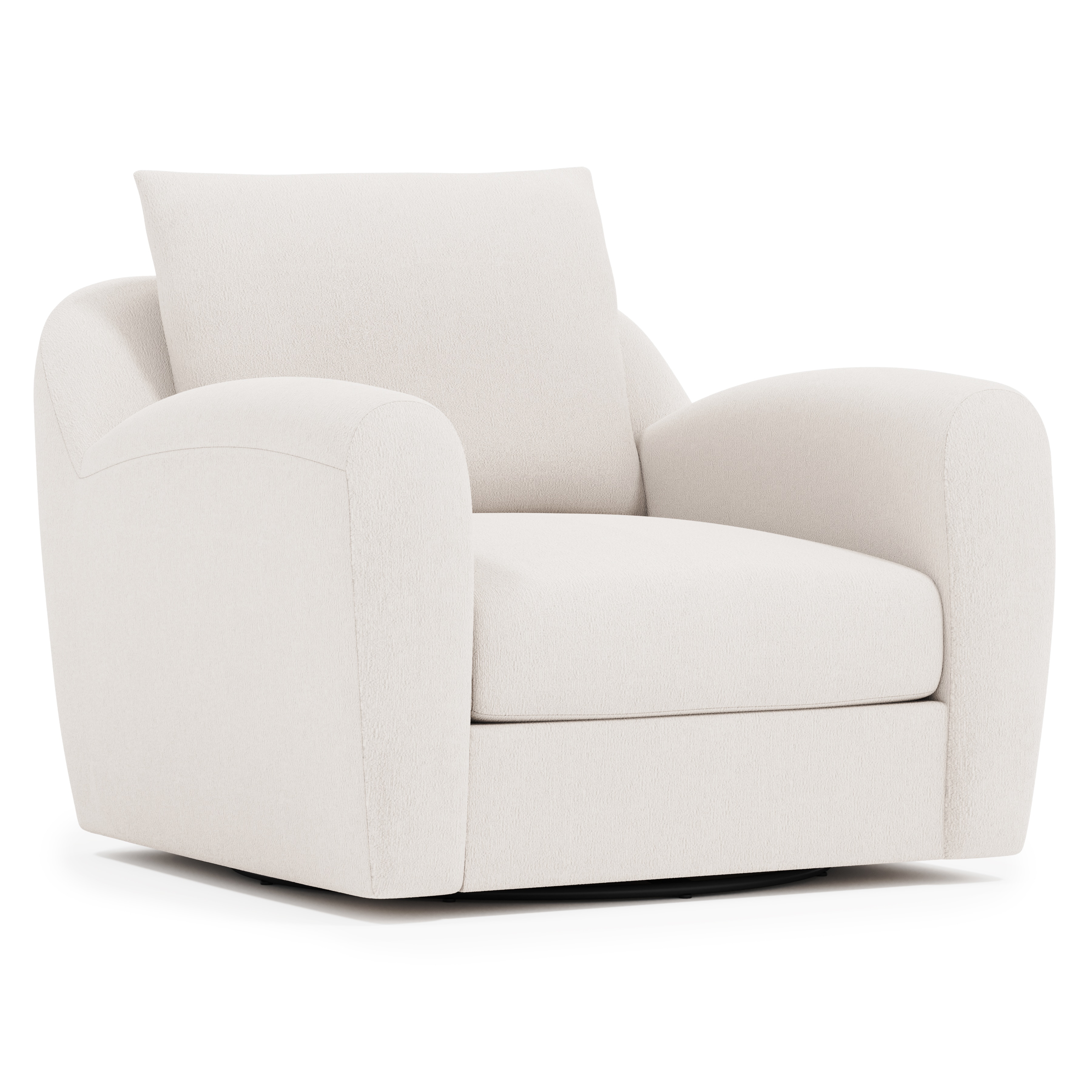 Bernhardt Asher Fabric Swivel Chair P1052SY