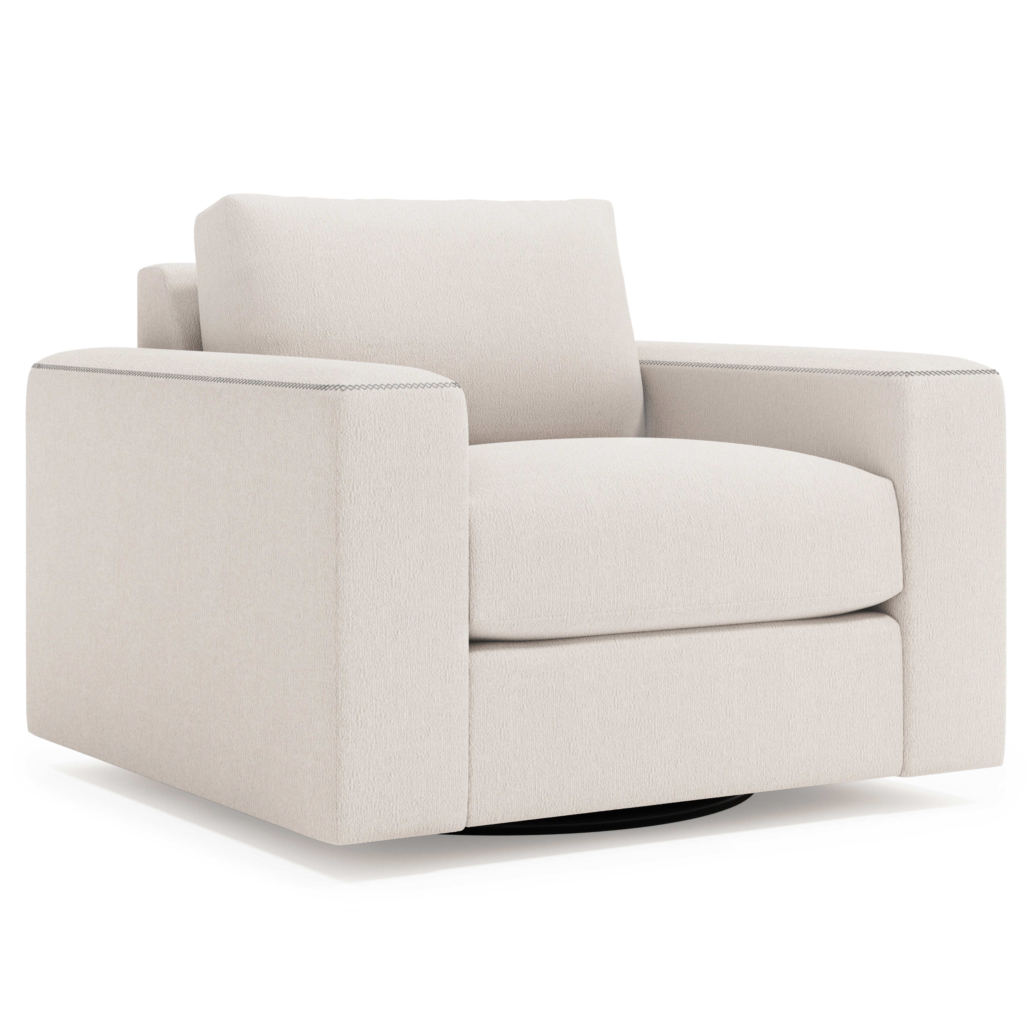 Bernhardt Vaughn Fabric Swivel Chair P192SYT