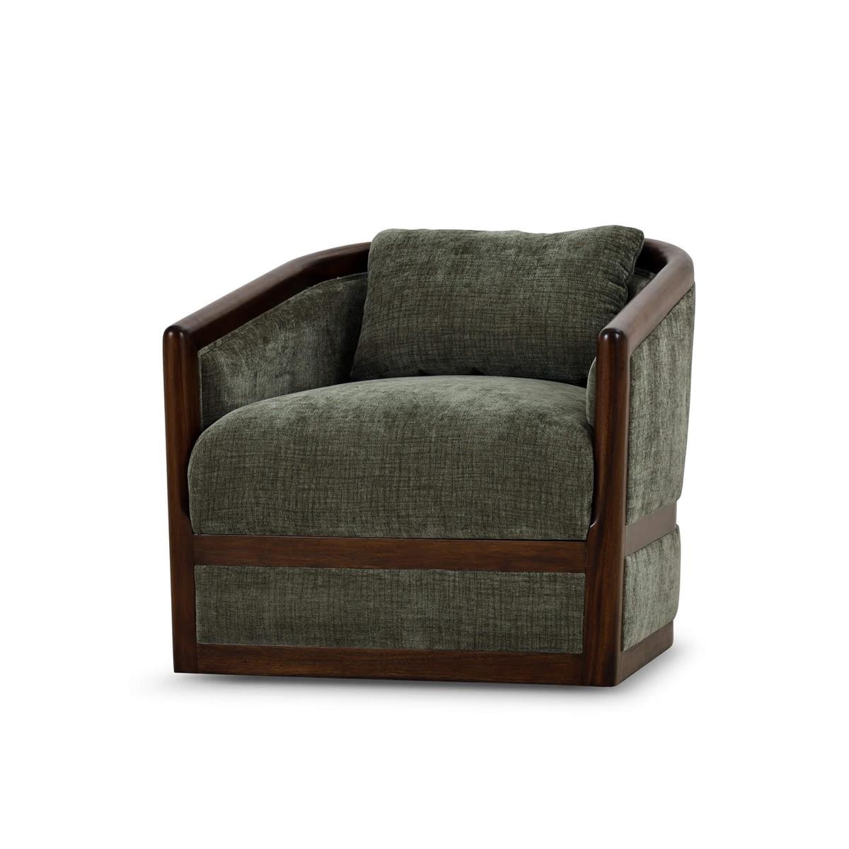 Bramble Furniture Aden Swivel Chair w/ Fabric 28139