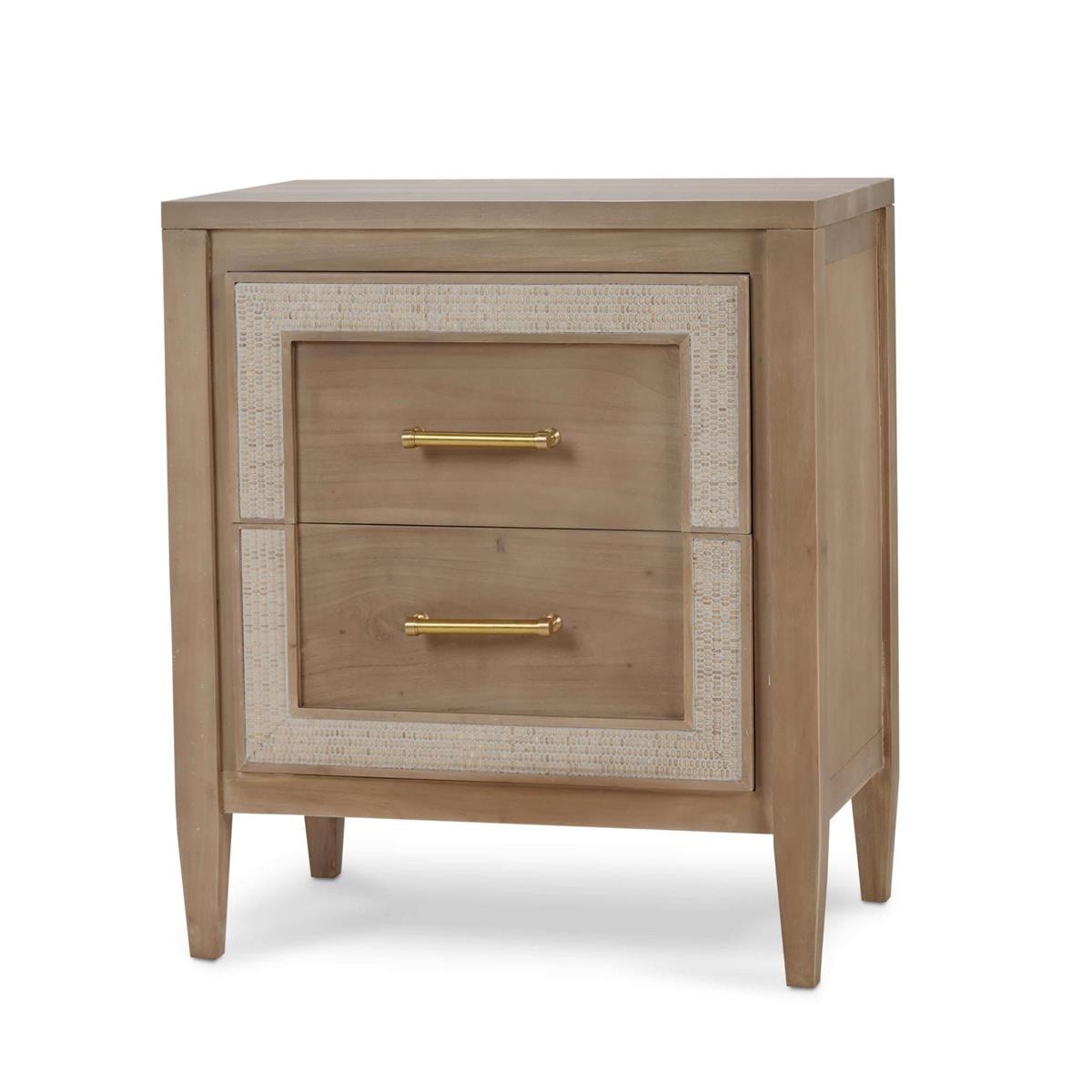 Bramble Furniture Belgravia Bedside Table w/ Rattan 76558