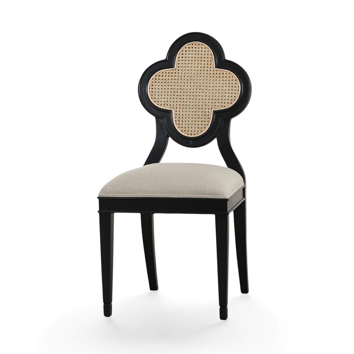 Bramble Furniture Camille Dining Chair w/ Rattan Back 29188