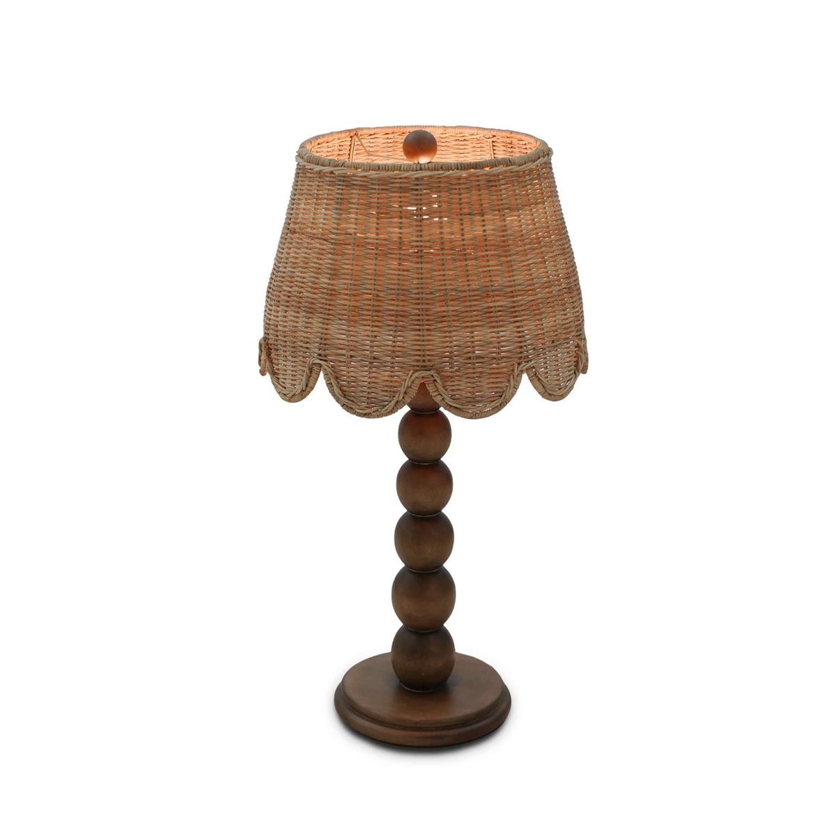 Bramble Furniture Cholet Table Lamp w/ Scalloped Shade 28190