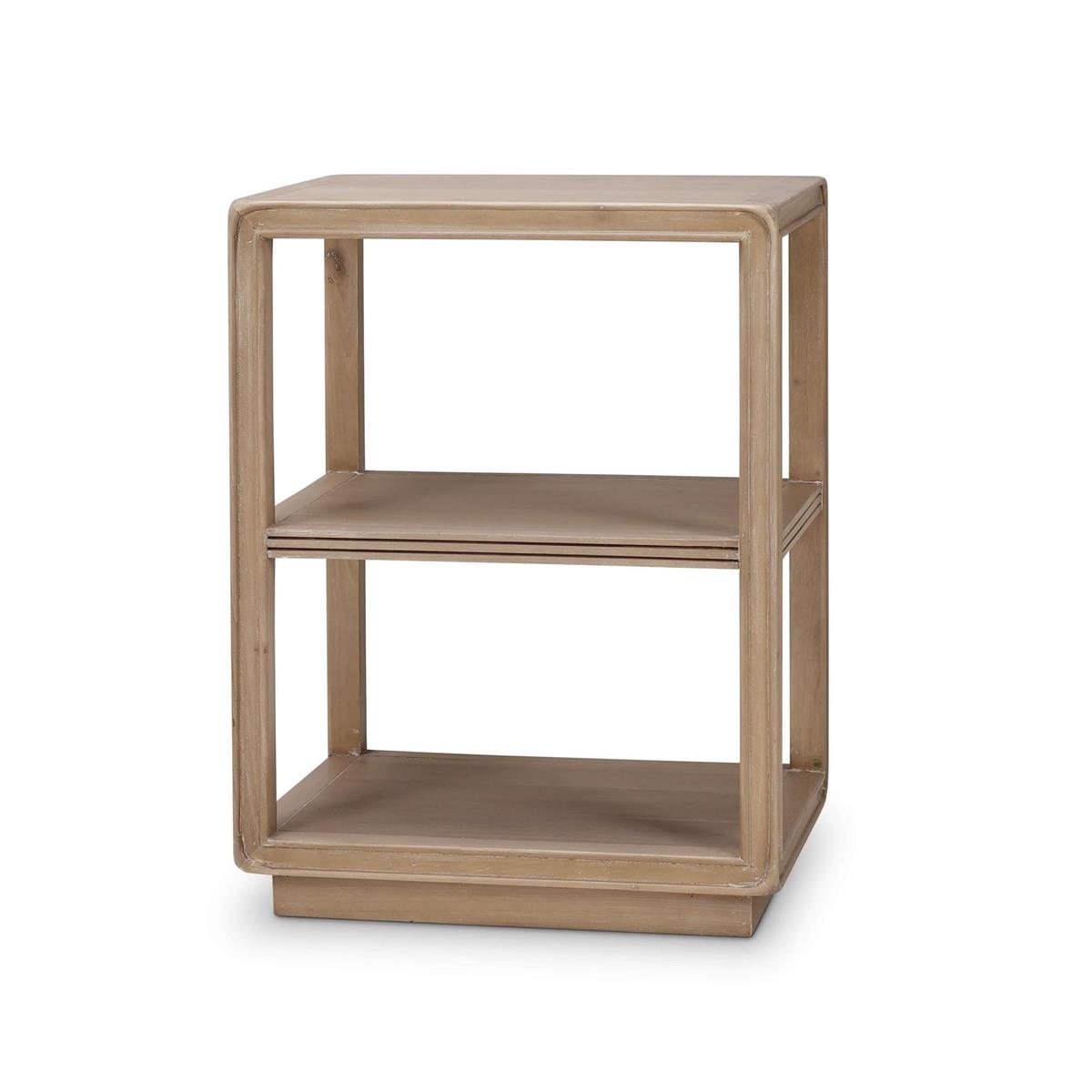 Bramble Furniture Cohan End Table w/ Wood Shelf 28502