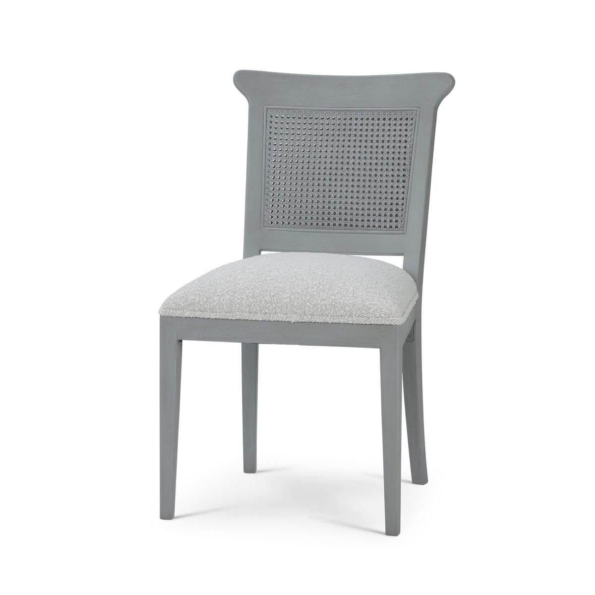 Bramble Furniture Gustavian Dining Chair w/ Rattan Back 76703